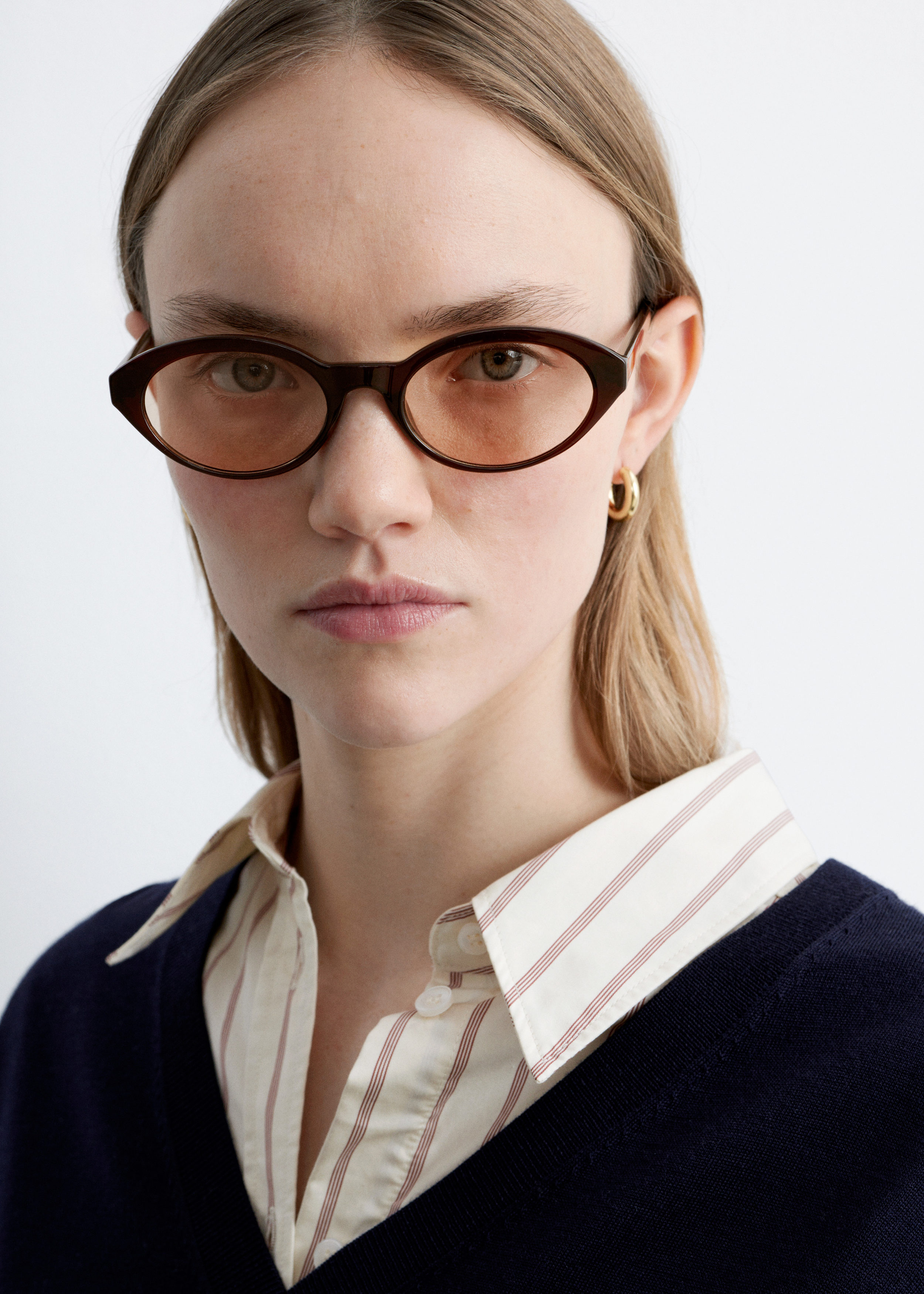 & Other Stories OVAL-FRAME SUNGLASSES