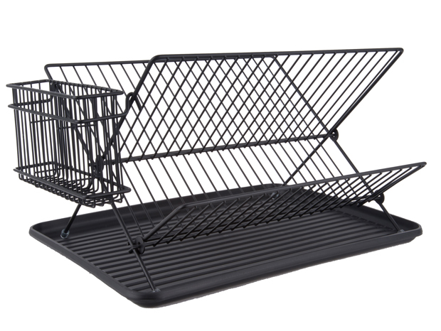 Dish rack Classic matt black iron