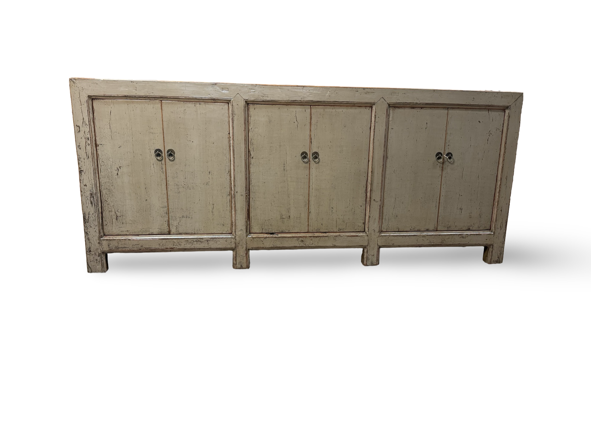Dressoir grijs 6 deuren lak uniek Dressoir grijs 6 deur lak uniek