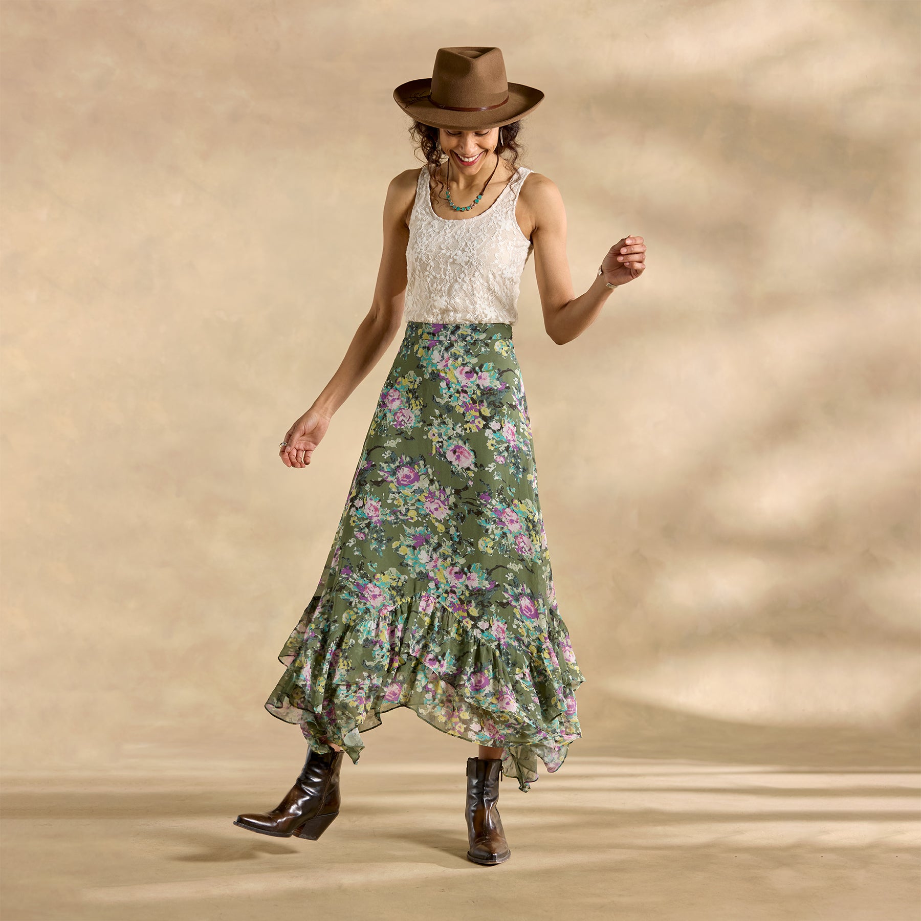 Champs De Fleur Skirt - Sundance Living