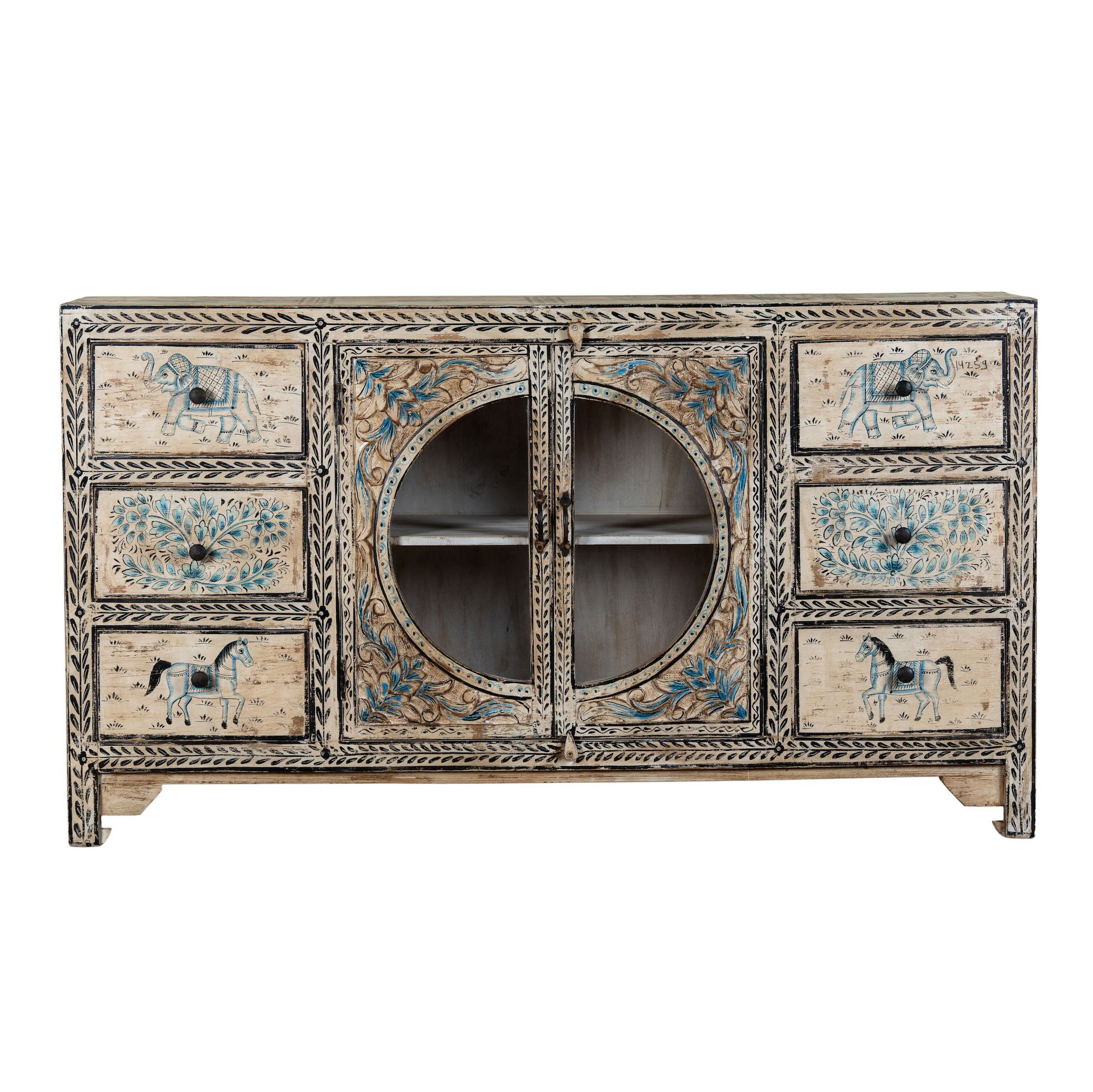 Anaya - Handbeschilderd Boho Dressoir