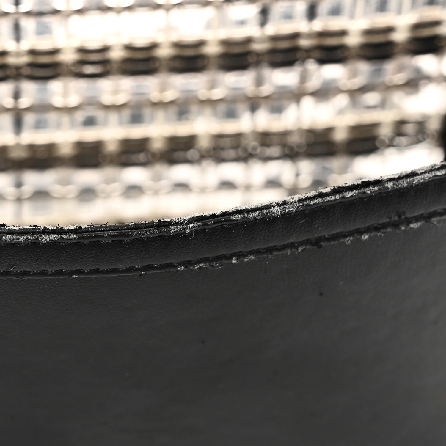 PVC Thread Woven Medium Boy Flap Black - Top Club