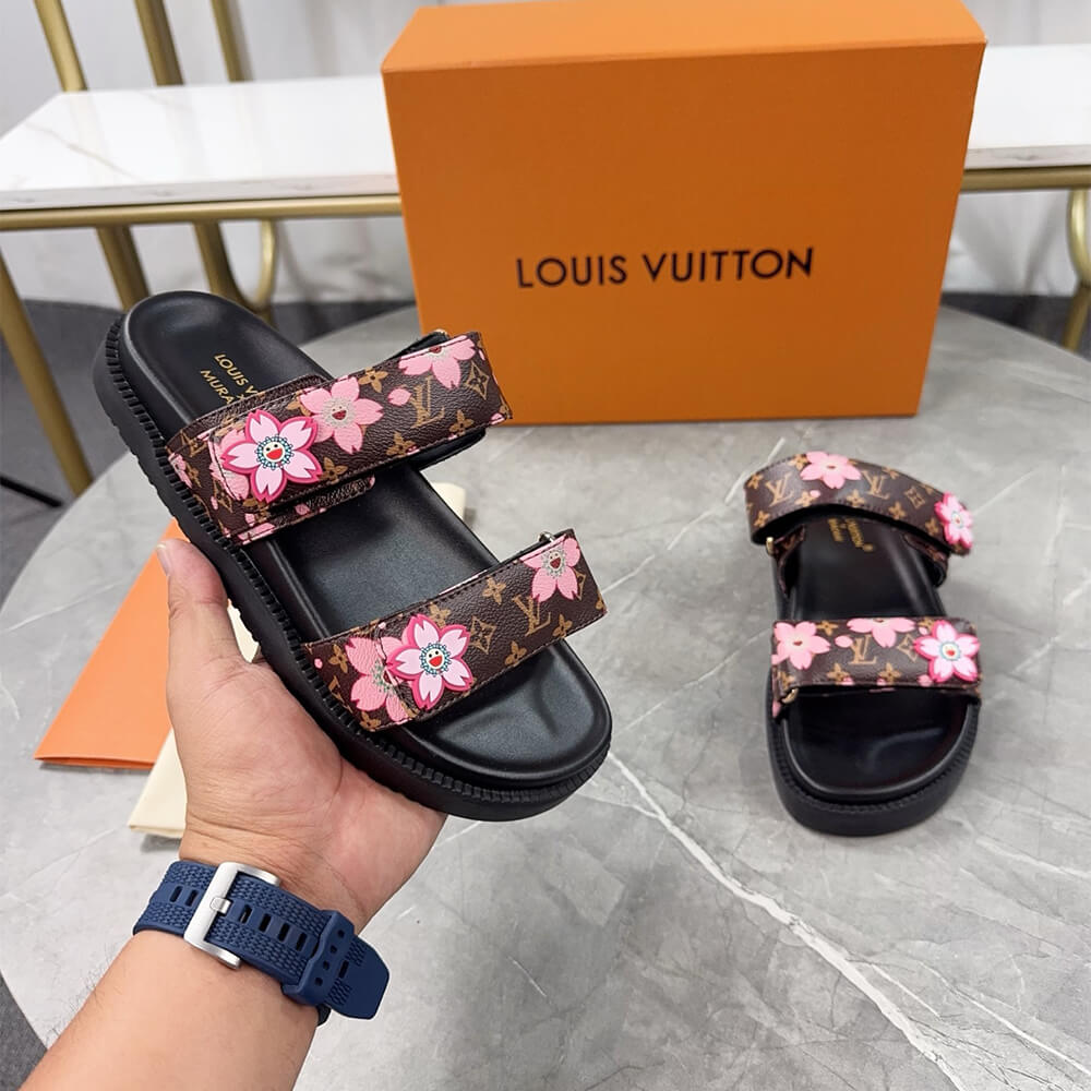 LV x TM LV Sunset Flat Comfort Mule - Top Club