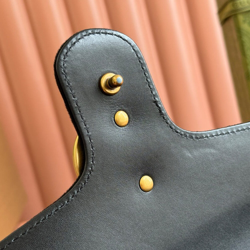 GG Velvet Small Marmont shoulder bag - Top Club