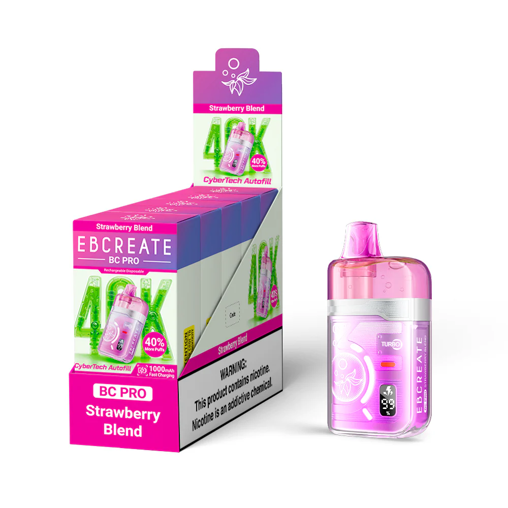 EBCREATE BC PRO Rechargeable Disposable Vape (All Flavours)