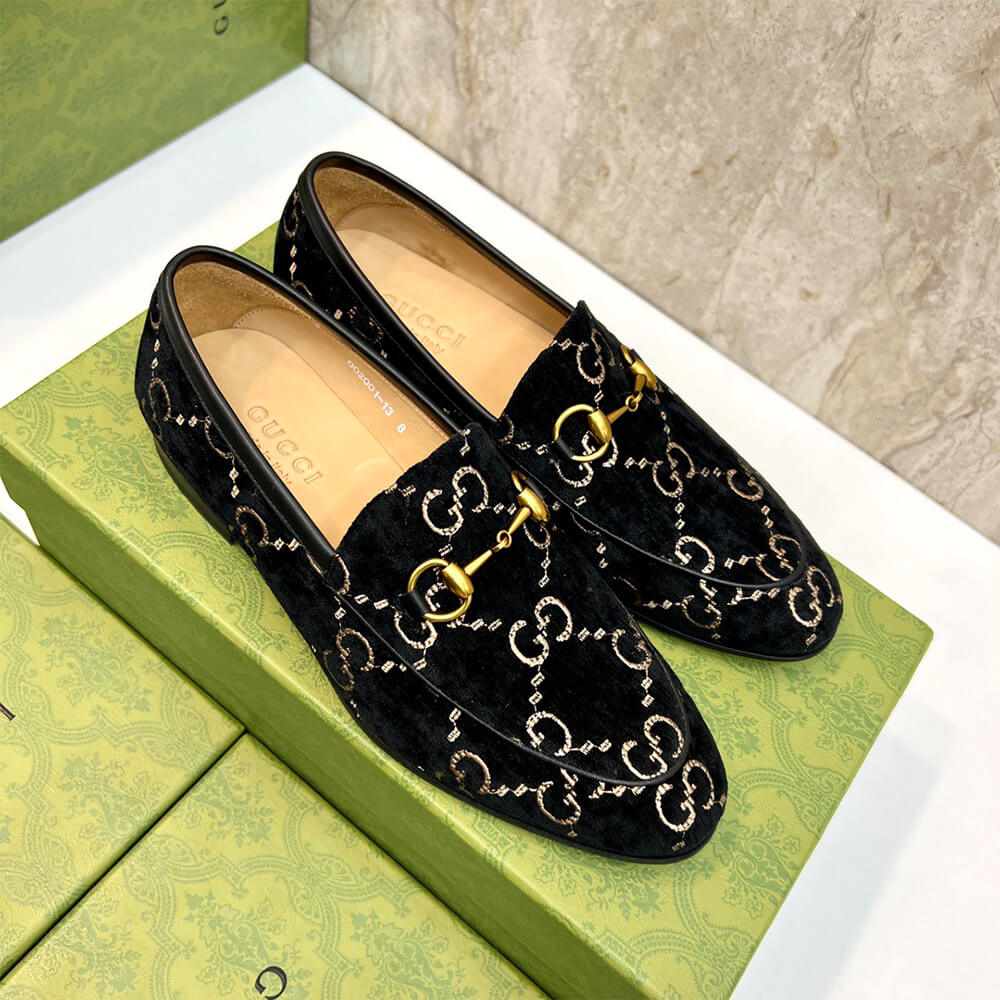 Gucci Velvet Men Loafers - Top Club