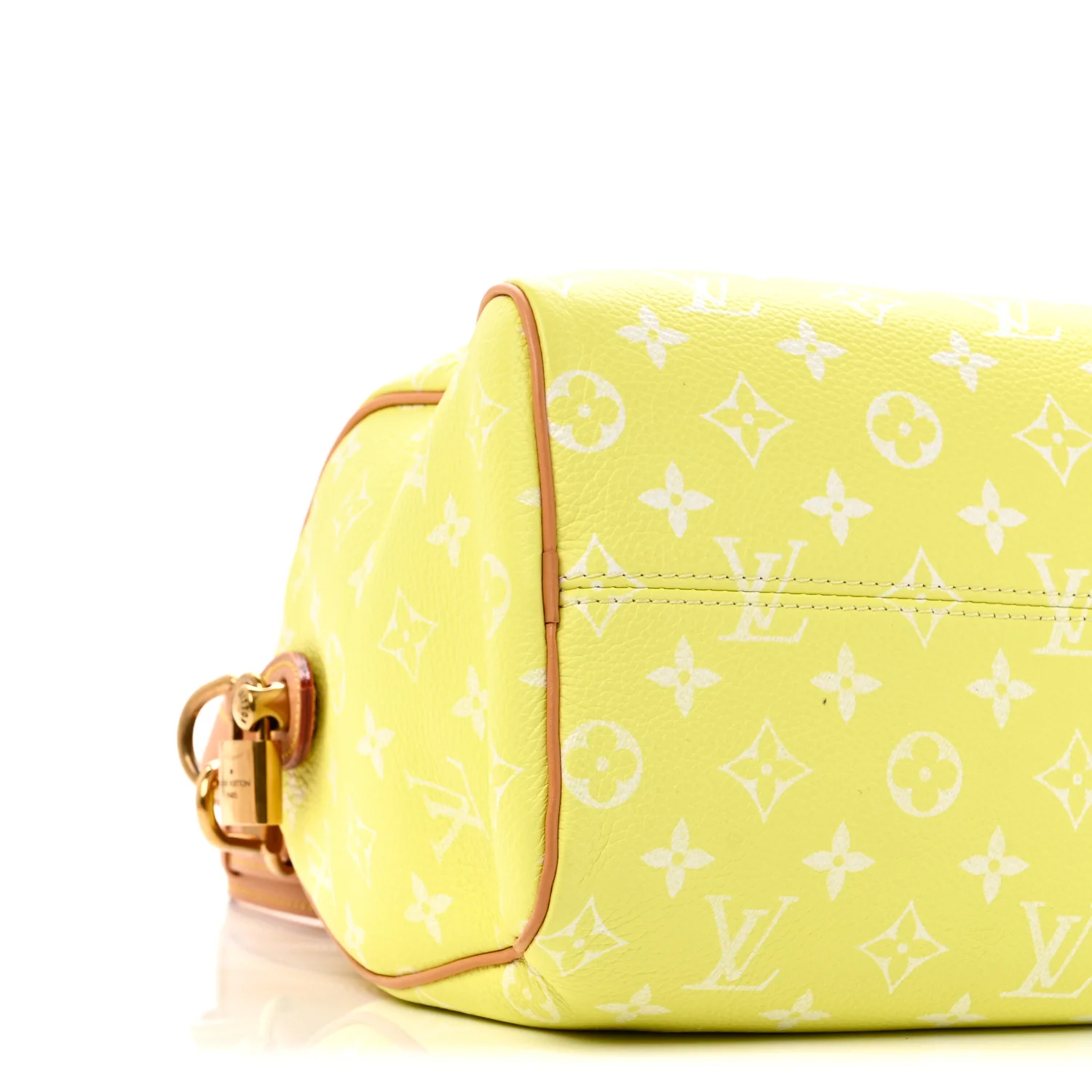 Calfskin Monogram Speedy P9 Bandouliere 25 Lemonade Yellow - Top Club