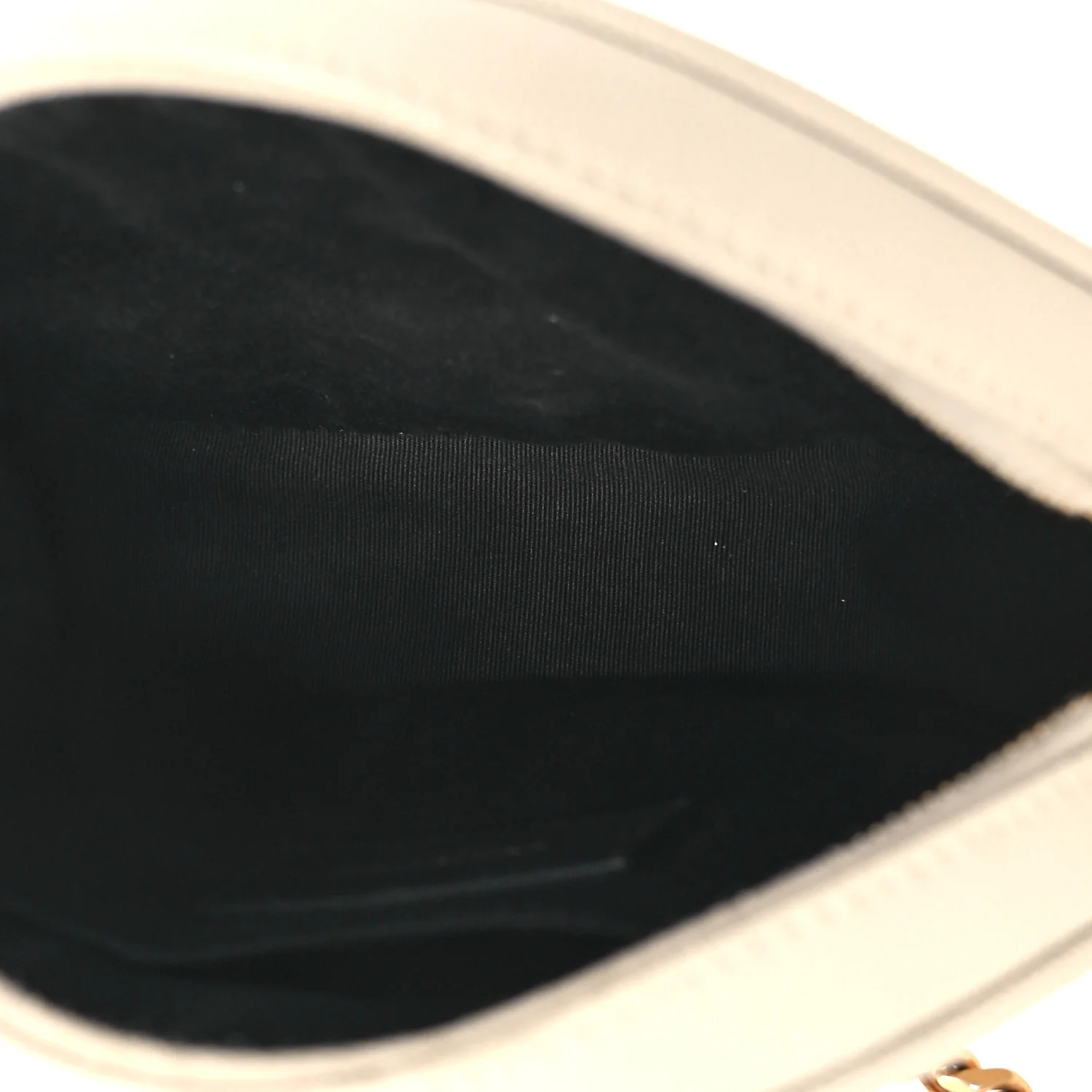 Grain De Poudre Matelasse Chevron Quilted Round Vinyle Camera Bag Crema Soft - Top Club