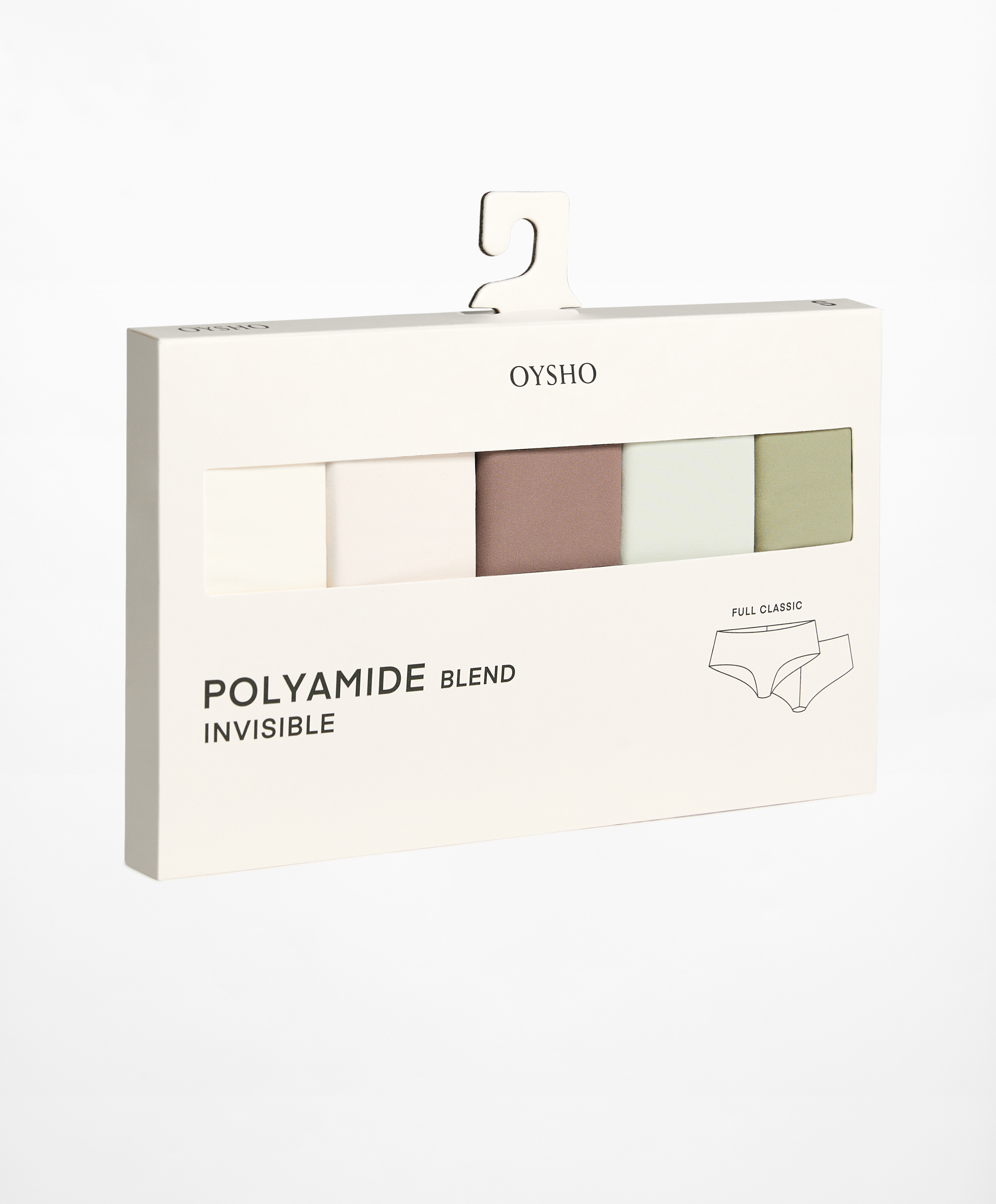OYSHO 5 laser-cut polyamide blend full classic briefs