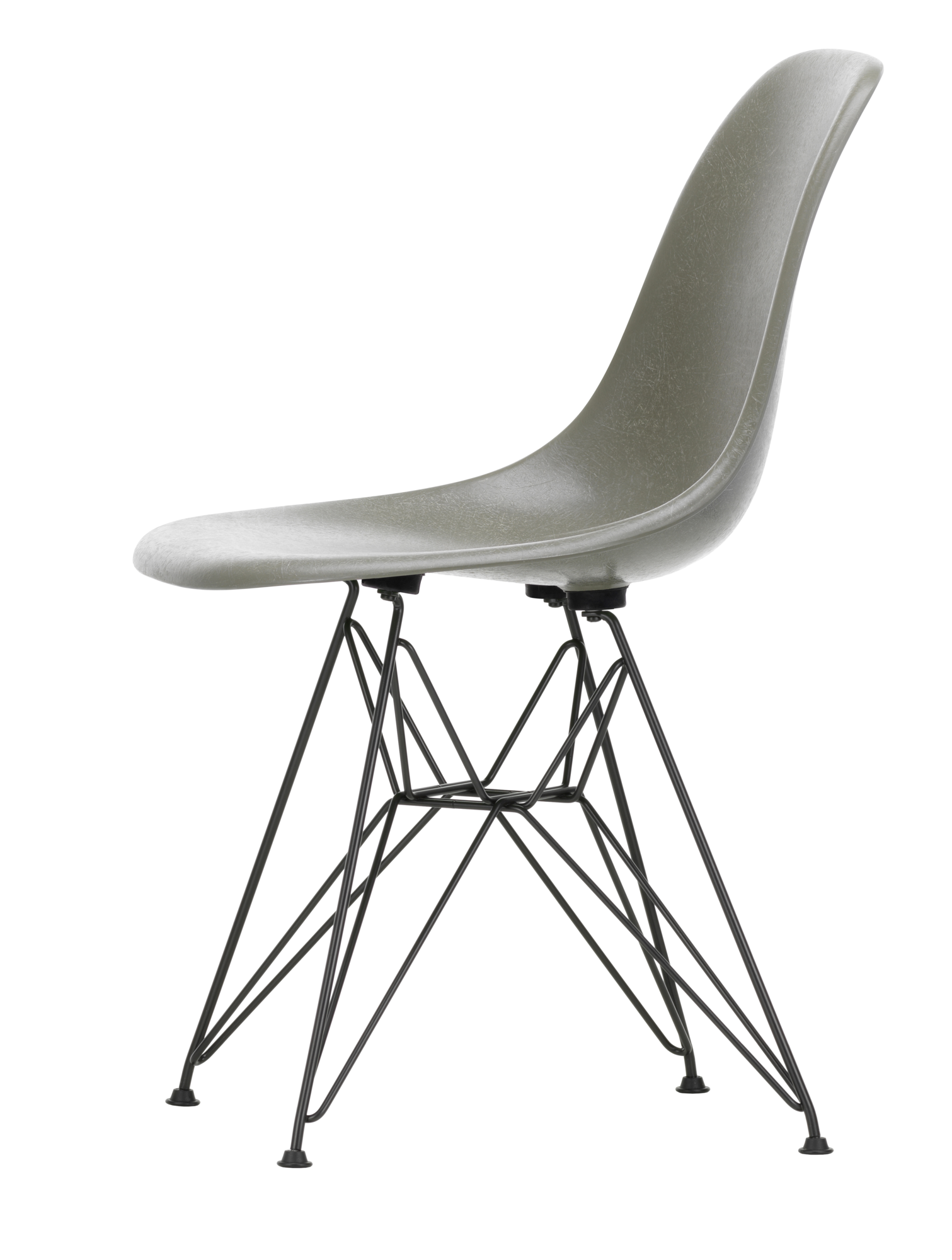 Eetkamerstoel DSR Fiber basic dark onderstel umber