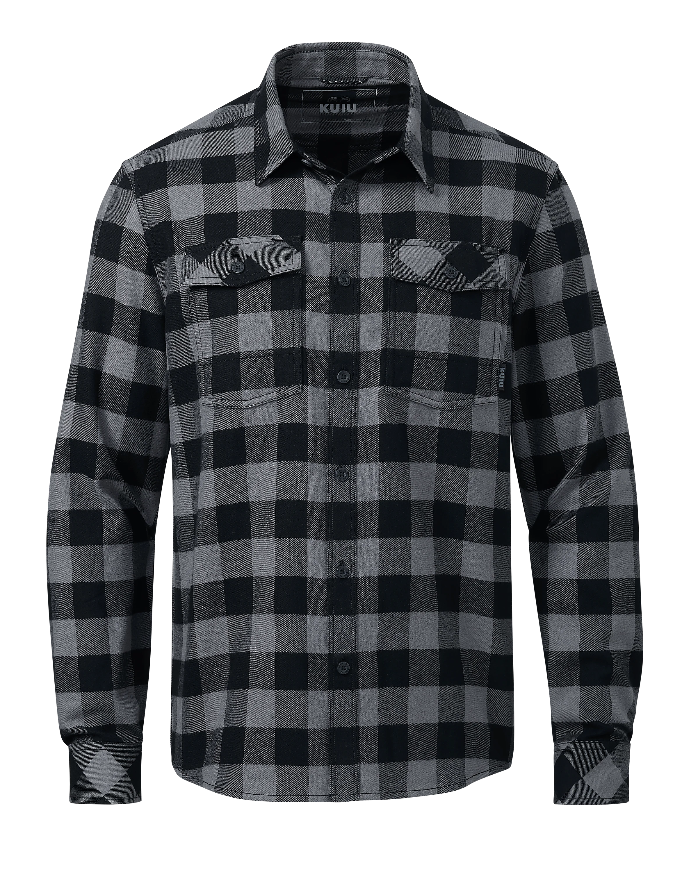 Outlet Field Flannel Shirt | Gunmetal Buffalo Check