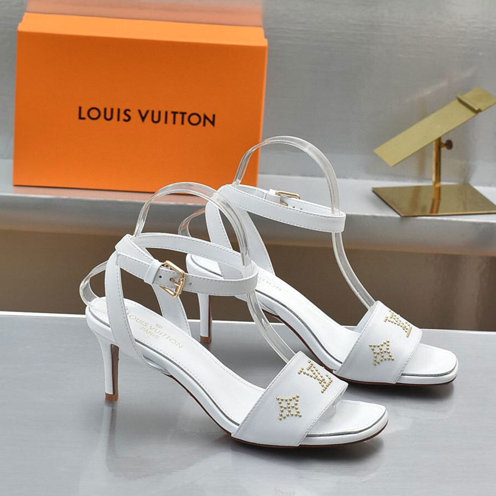 Louis Vuitton LV Leather Pin Buckle Slide Sandal (Replica) - Sneaker Replica Workshop