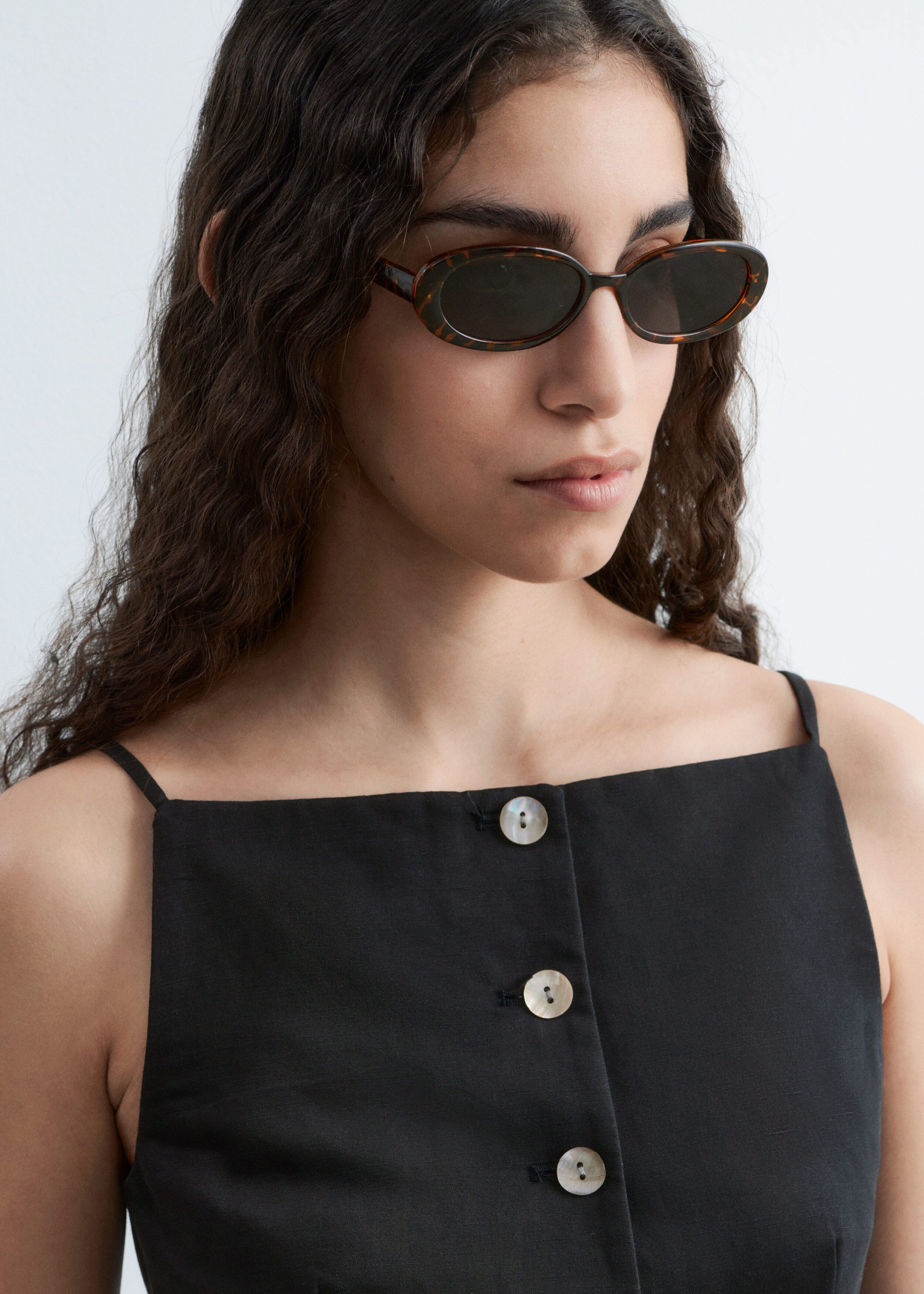 & Other Stories TAILORED VEST TOP