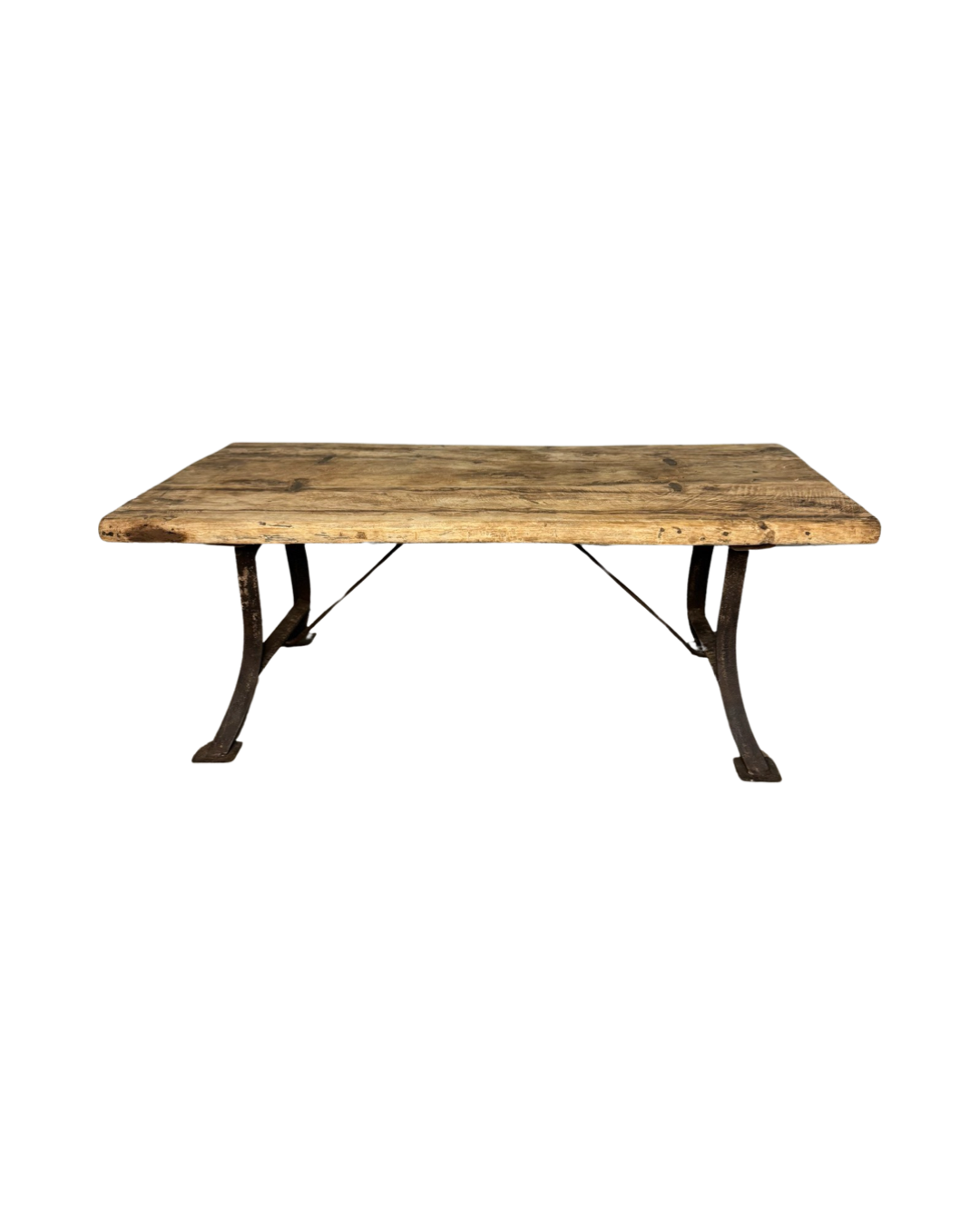 Salontafel met H poten uniek Salontafel H poten uniek