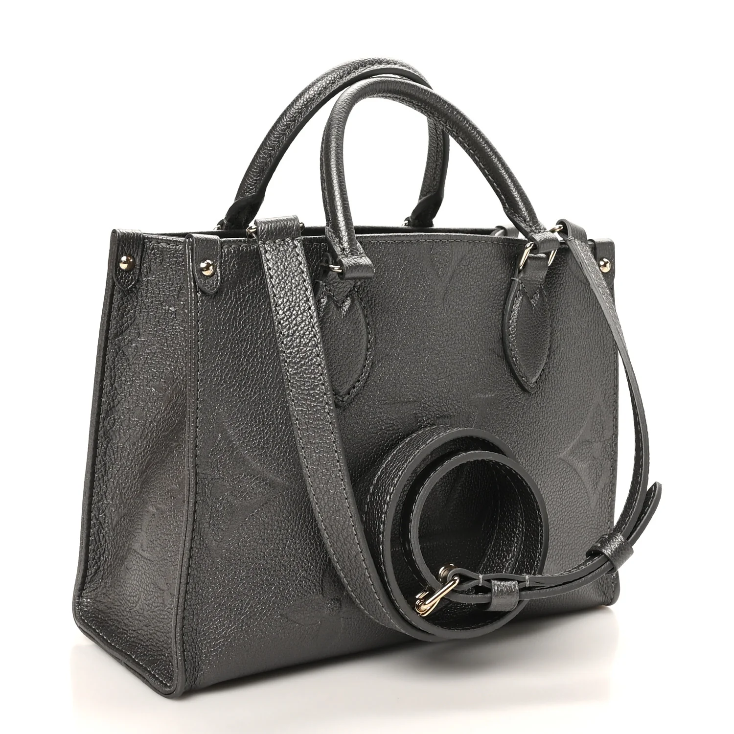 Metallic Empreinte Monogram Giant Onthego PM Gun Metal - Top Club