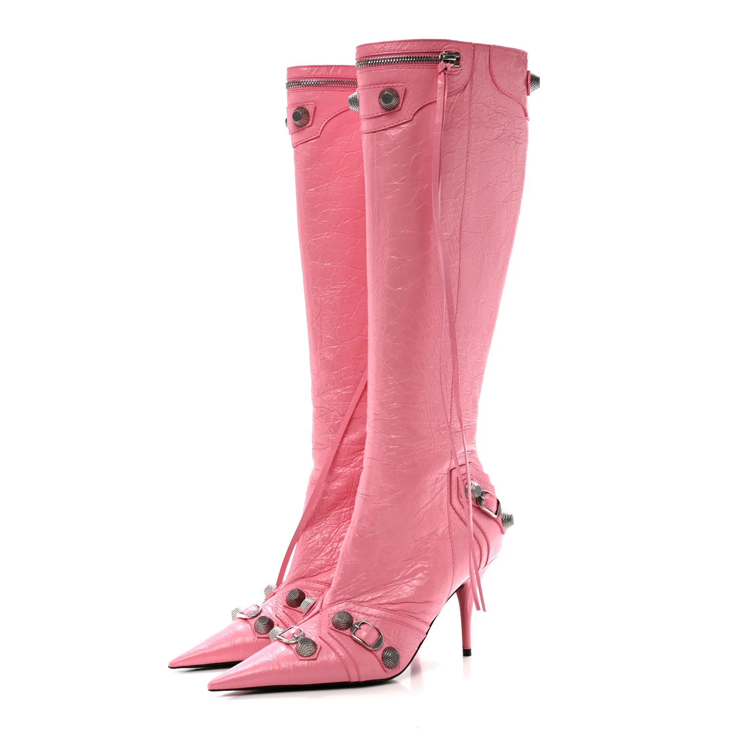 Agneau Arena Cagole 90mm Boots 39 Sweet Pink - Top Club
