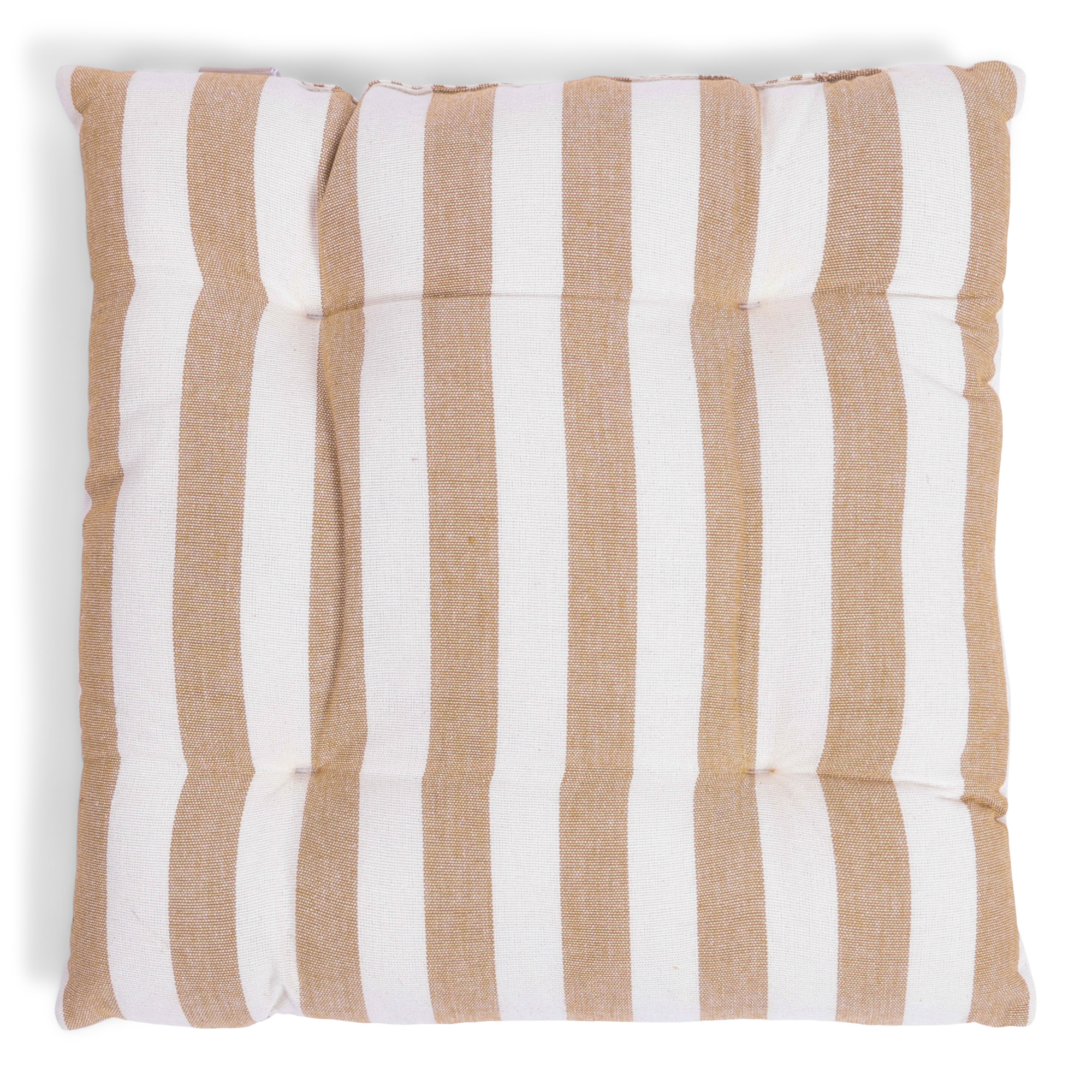 Tuinkussen stripe caramel
