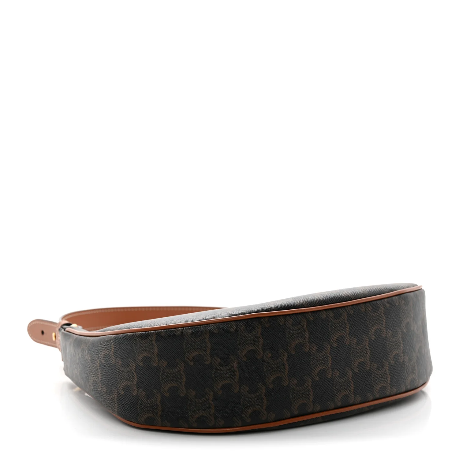 Triomphe Canvas Calfskin Ava Shoulder Bag Tan - Top Club
