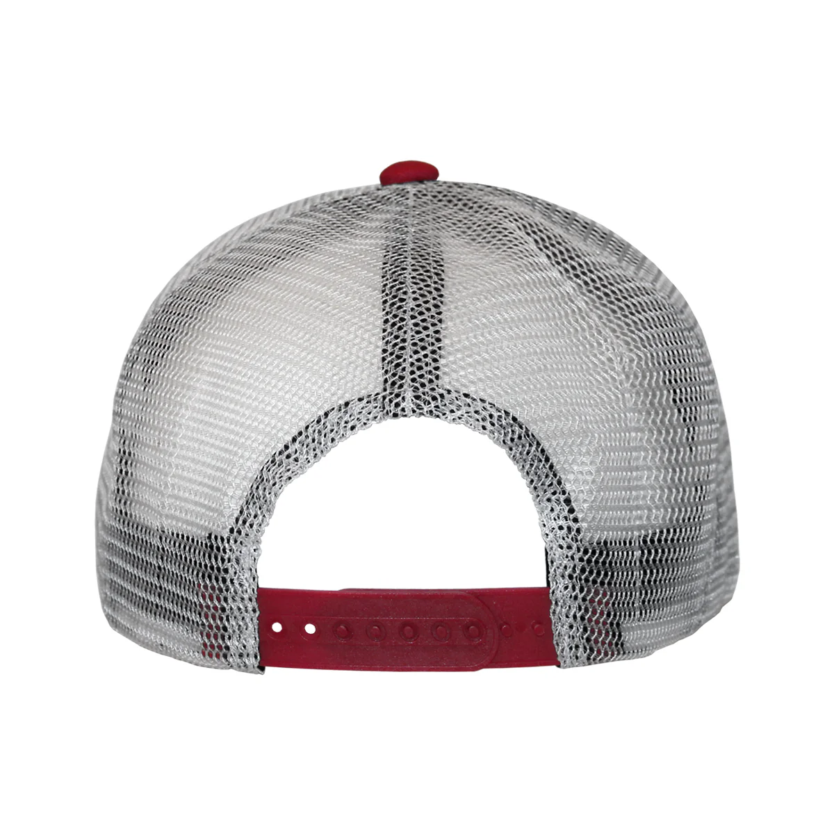 Homefield Vault Seminole Logo Adjustable Flat Bill Snapback Trucker Cap - Crimson/White - MoB Apparel