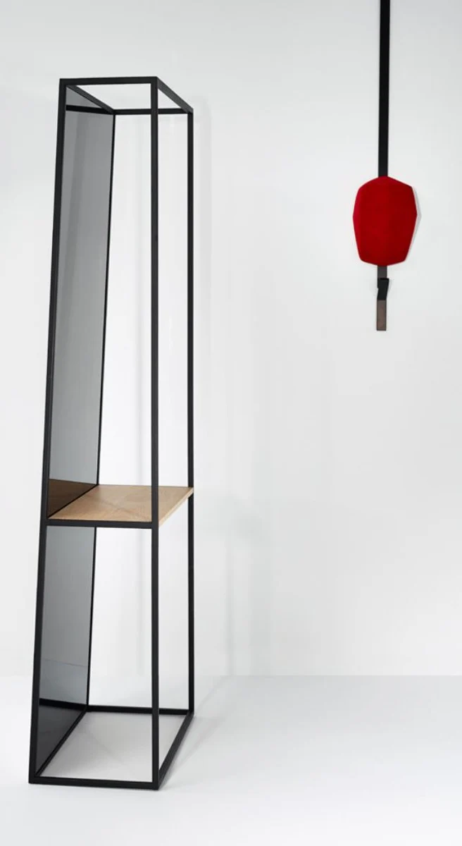 Luxury standing mirror with shelf 65 x 32 x H. 17 cm - designer mirror