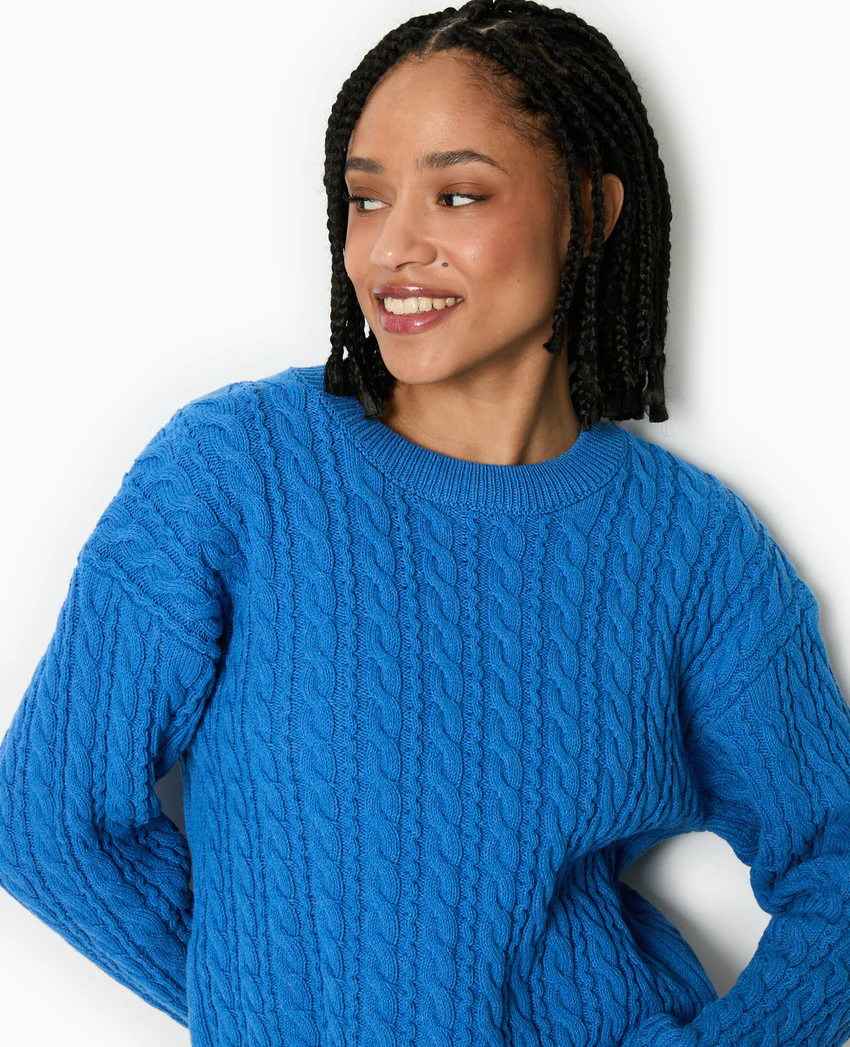 Pimkie Pull en maille torsadée