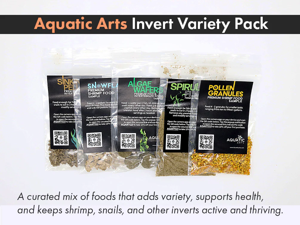 Aquatic Arts Invert Food Variety Pack