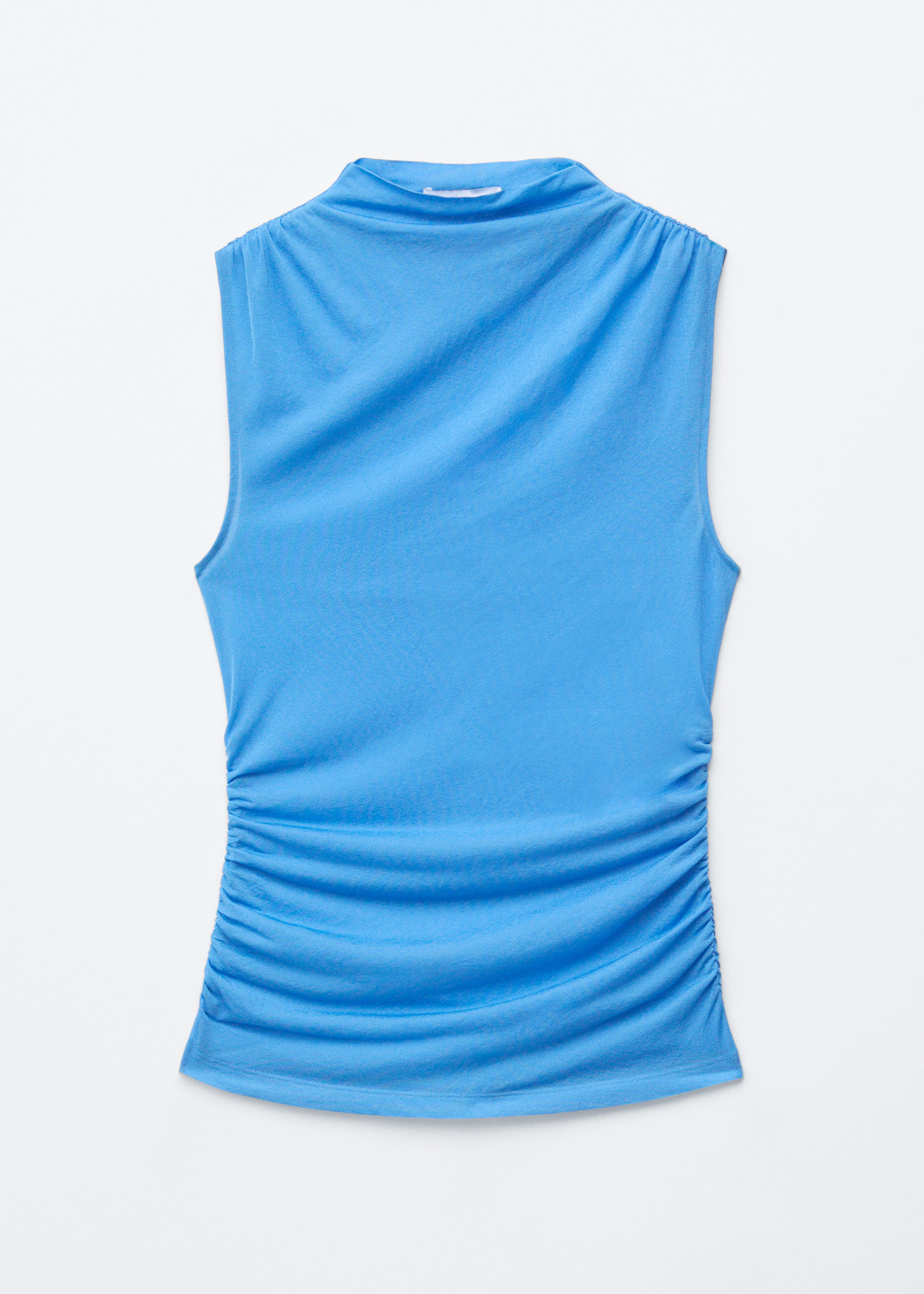 & Other Stories RUCHED MOCK-NECK TOP