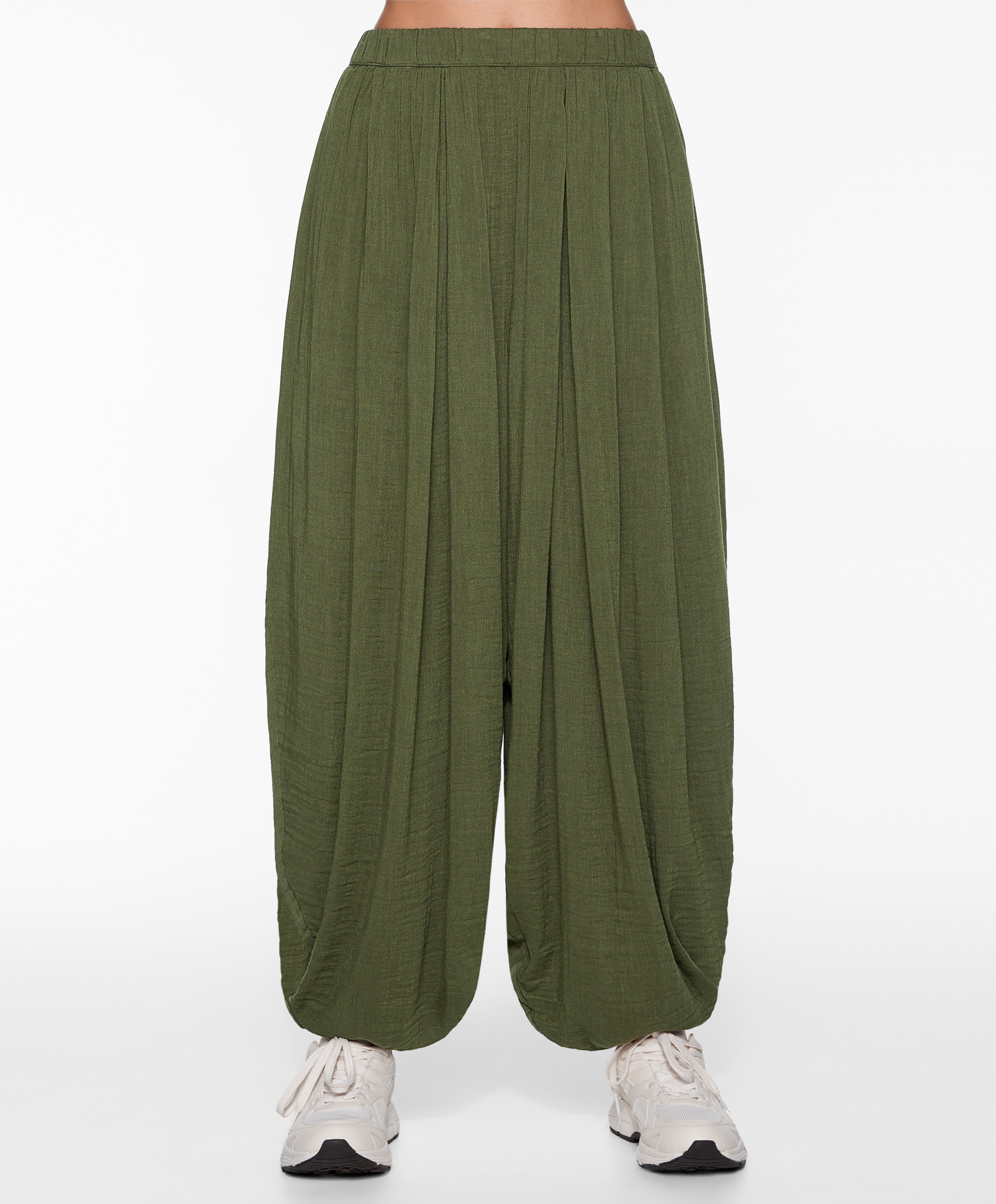 OYSHO Balloon trousers with cotton