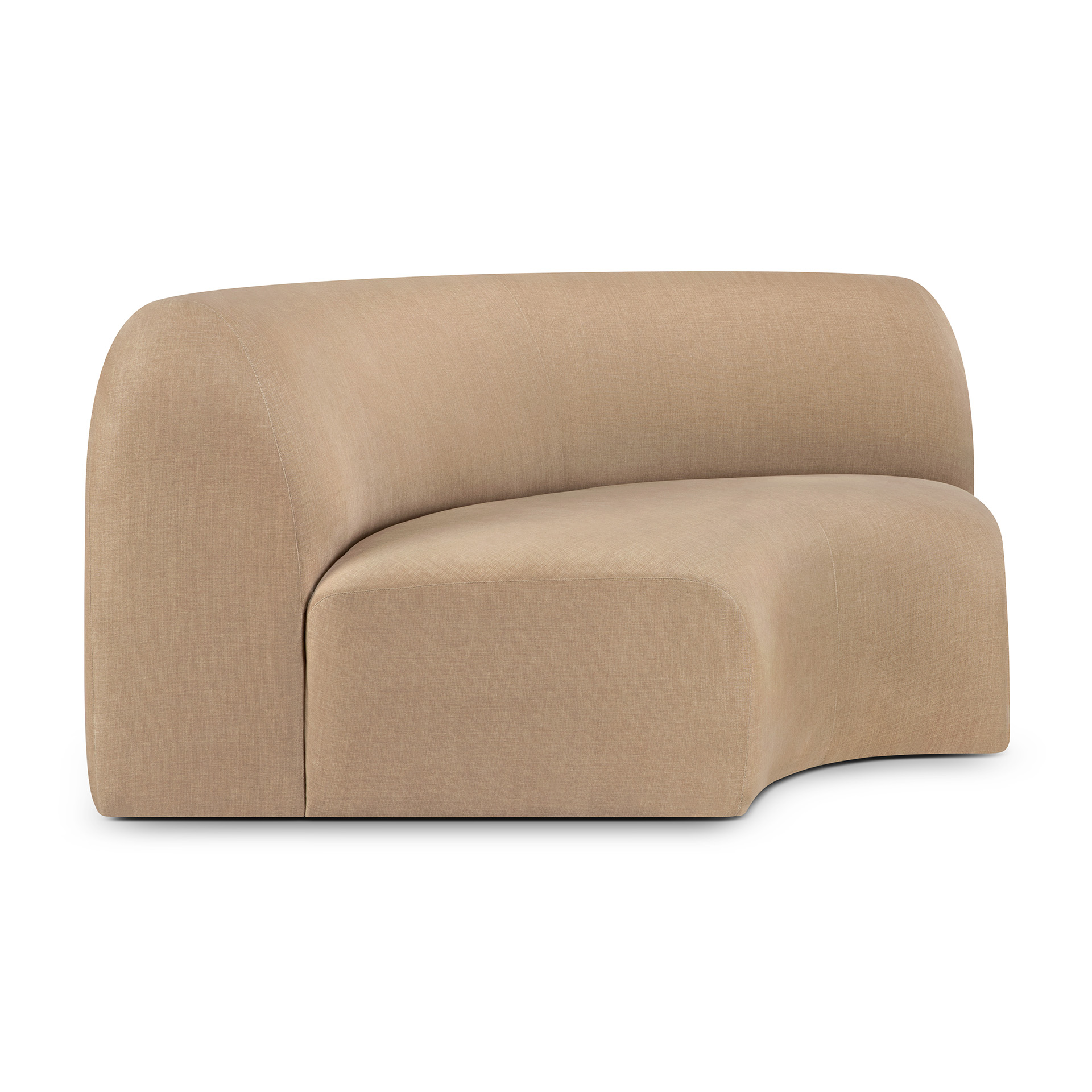 Bulky modulaire sofa - 90° hoekelement - light sepia