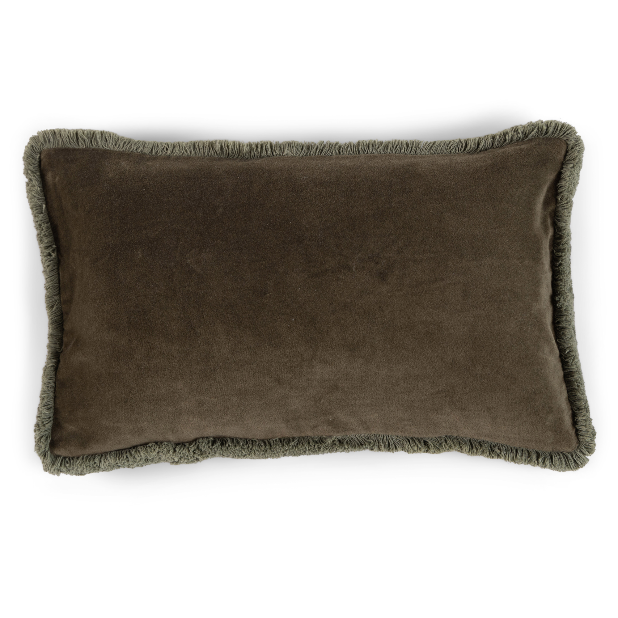 Sierkussen Velvet 30x50 cm green
