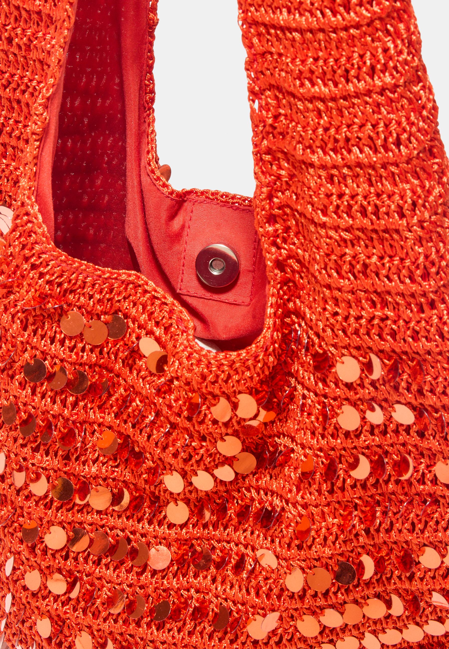 SEQUIN SHOULDER BAG
