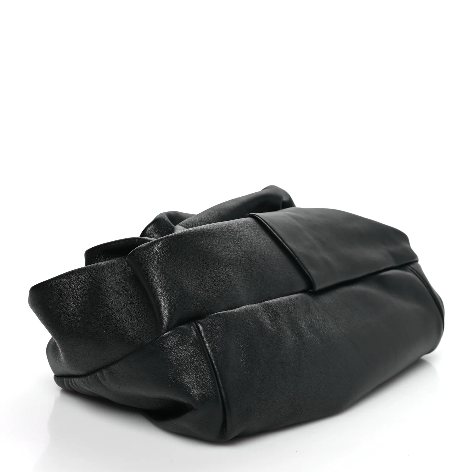 Lambskin Rose Clutch Black - Top Club