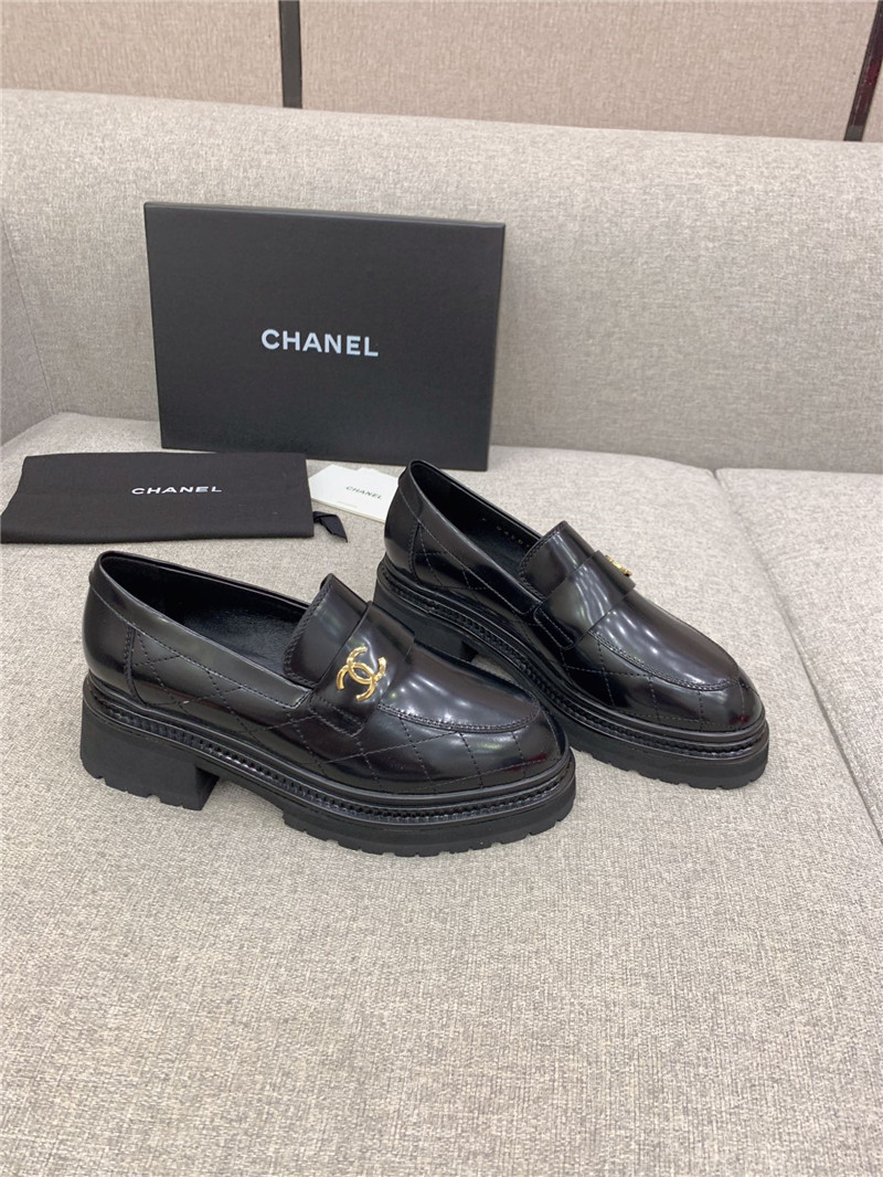 Chanel new thick sole loafers - Sneaker Replica Workshop