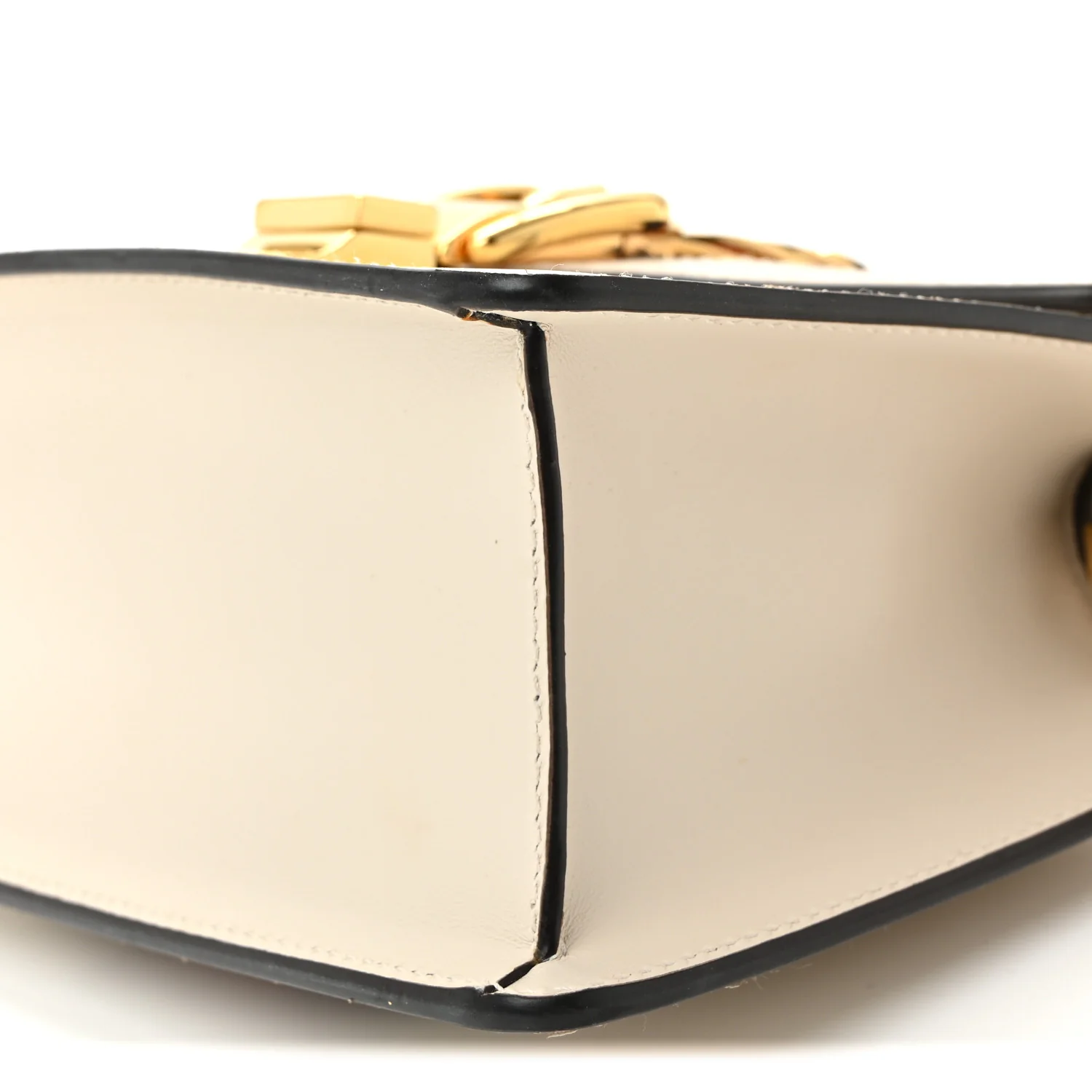 Calfskin Mini Sylvie Top Handle Bag White - Top Club