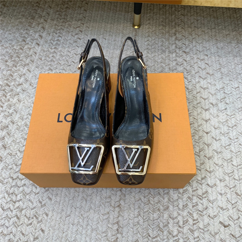 louis vuitton LV classic chunky heel sandals - Sneaker Replica Workshop