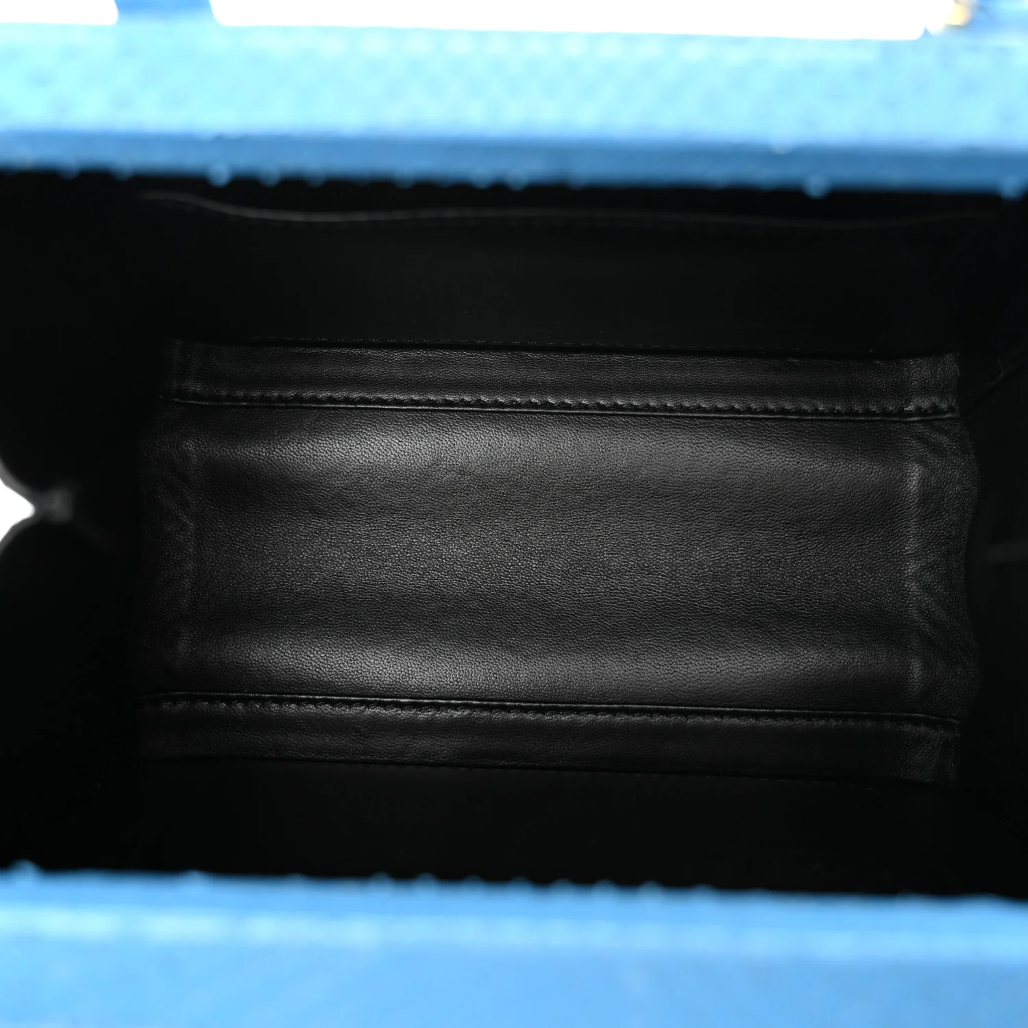 Snakeskin Small Postal Bag Sky Blue - Top Club