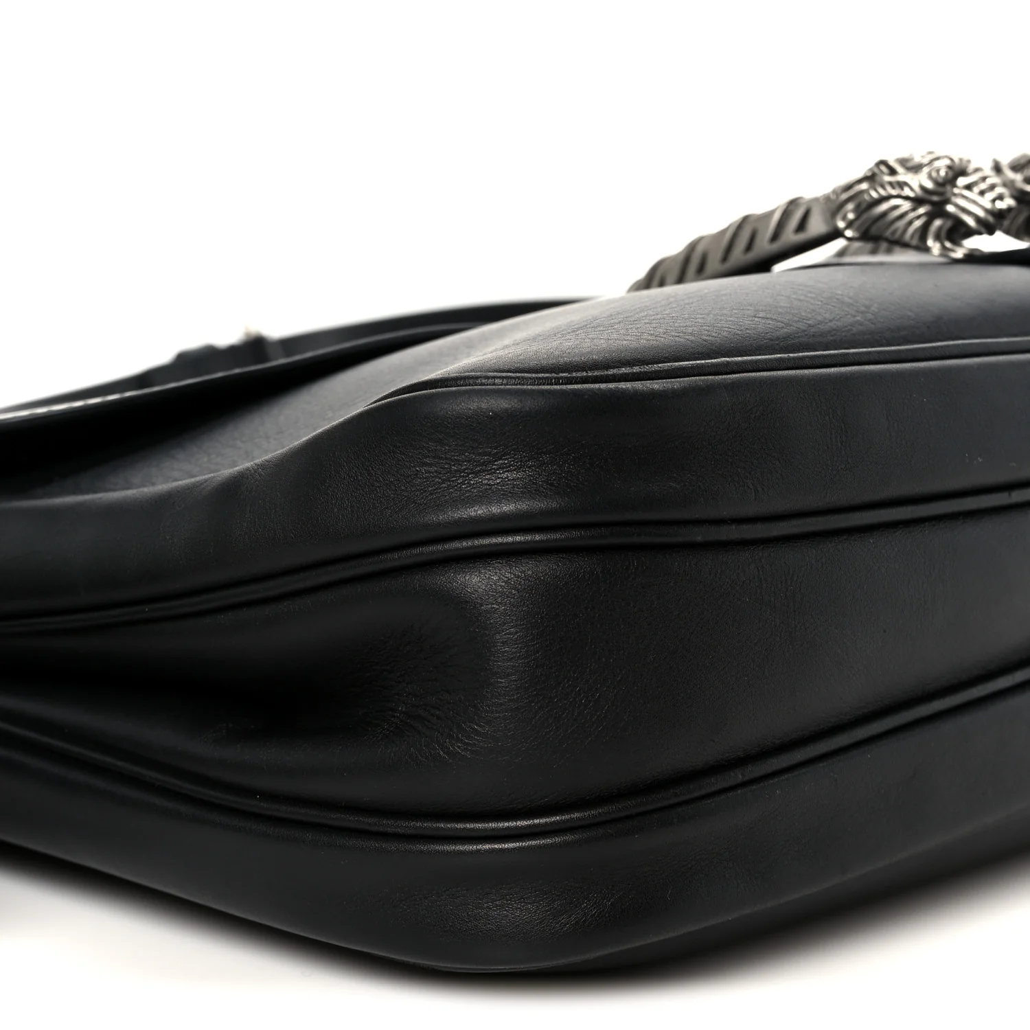 Calfskin Dionysus Messenger Bag Black - Top Club