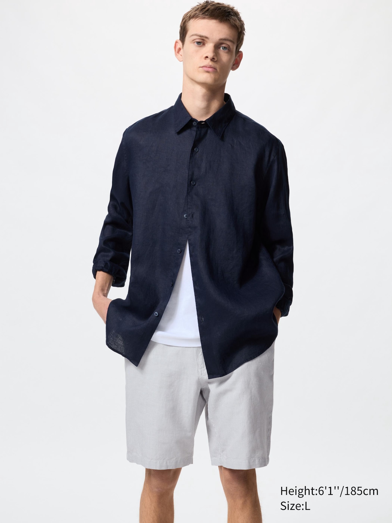 Linen Blend Shorts