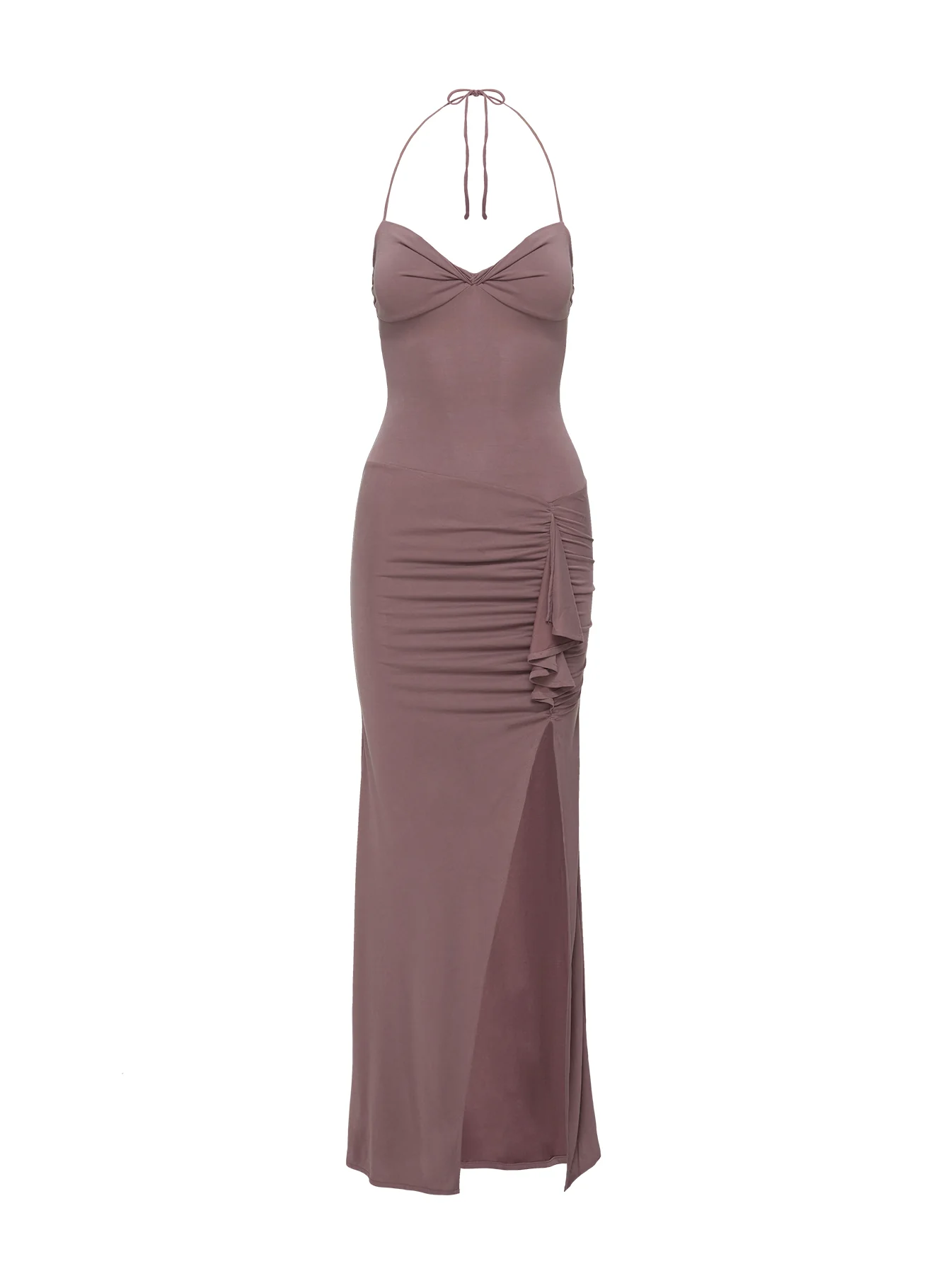 Destinations Maxi Dress Mauve Curve