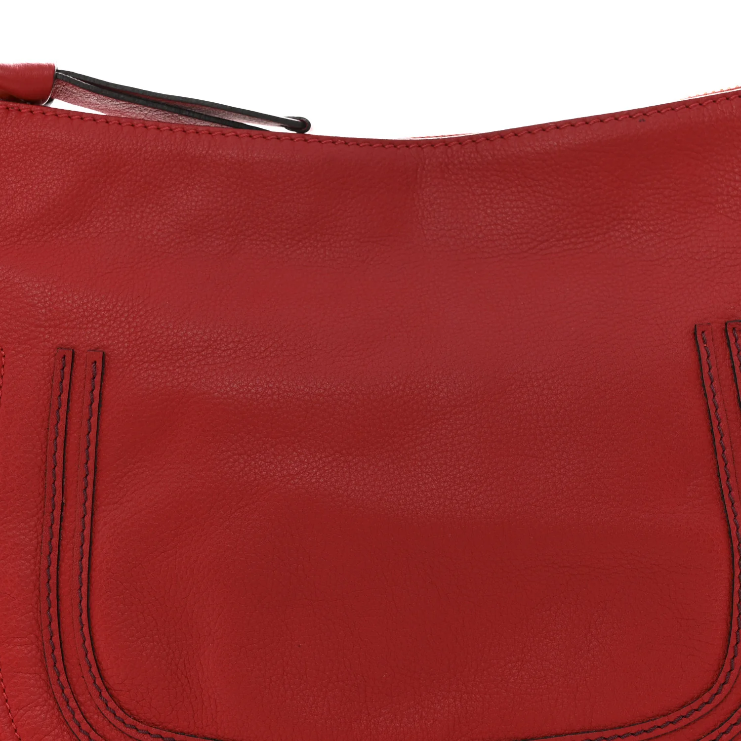 Calfskin Large Marcie Hobo Red - Top Club