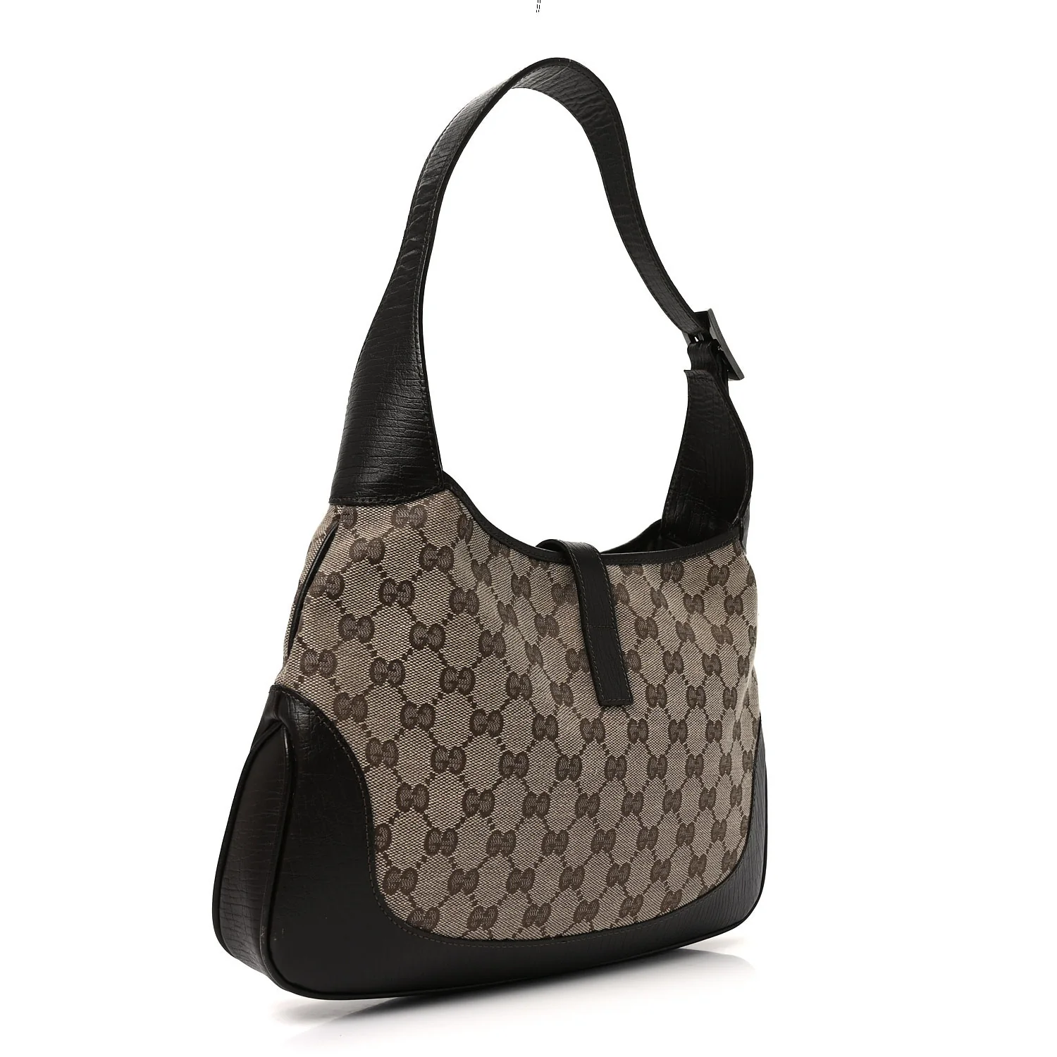 Monogram Web Jackie O Hobo Dark Brown
