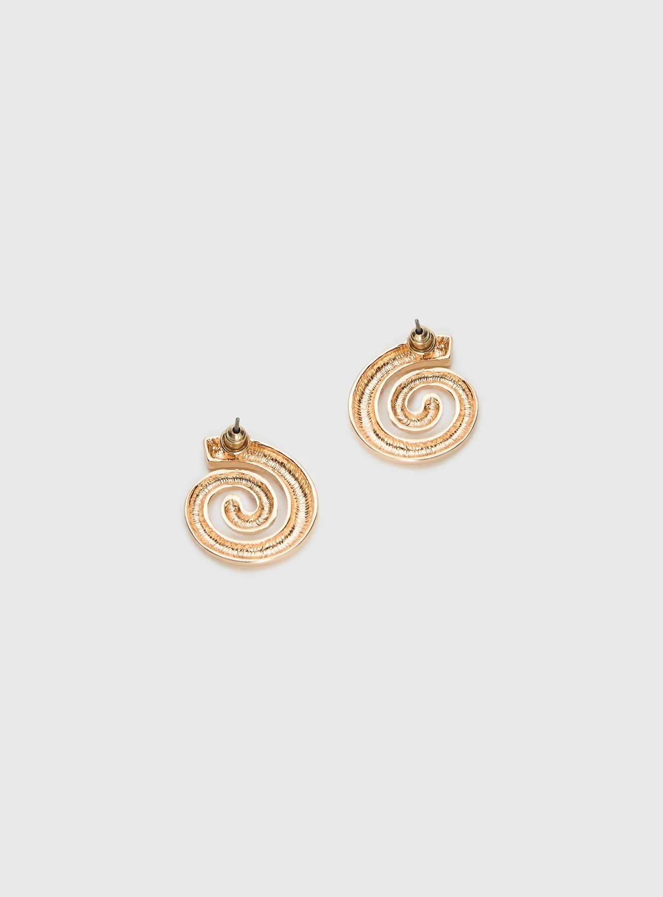 Ameleah Spiral Earrings Gold