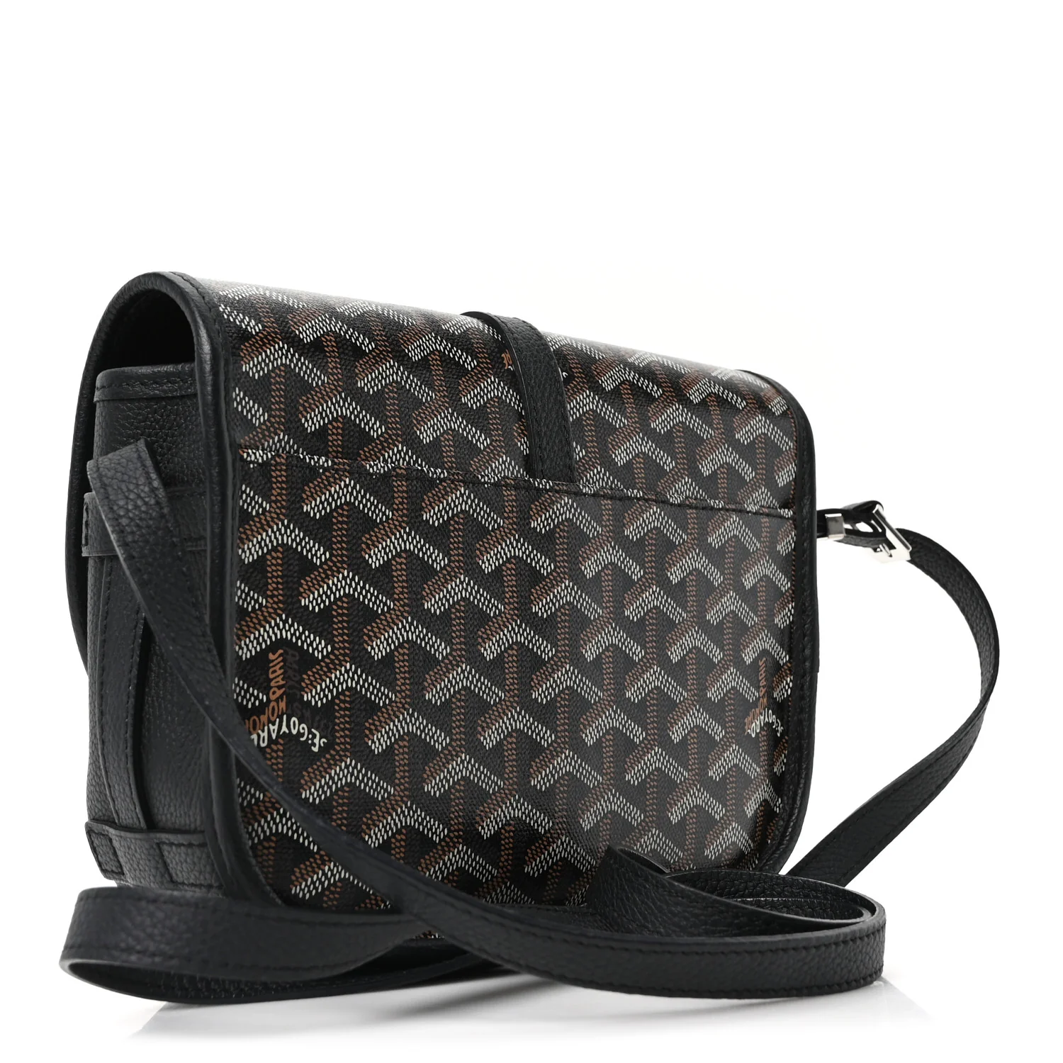 Goyardine Belvedere II PM Messenger Bag Black - Top Club