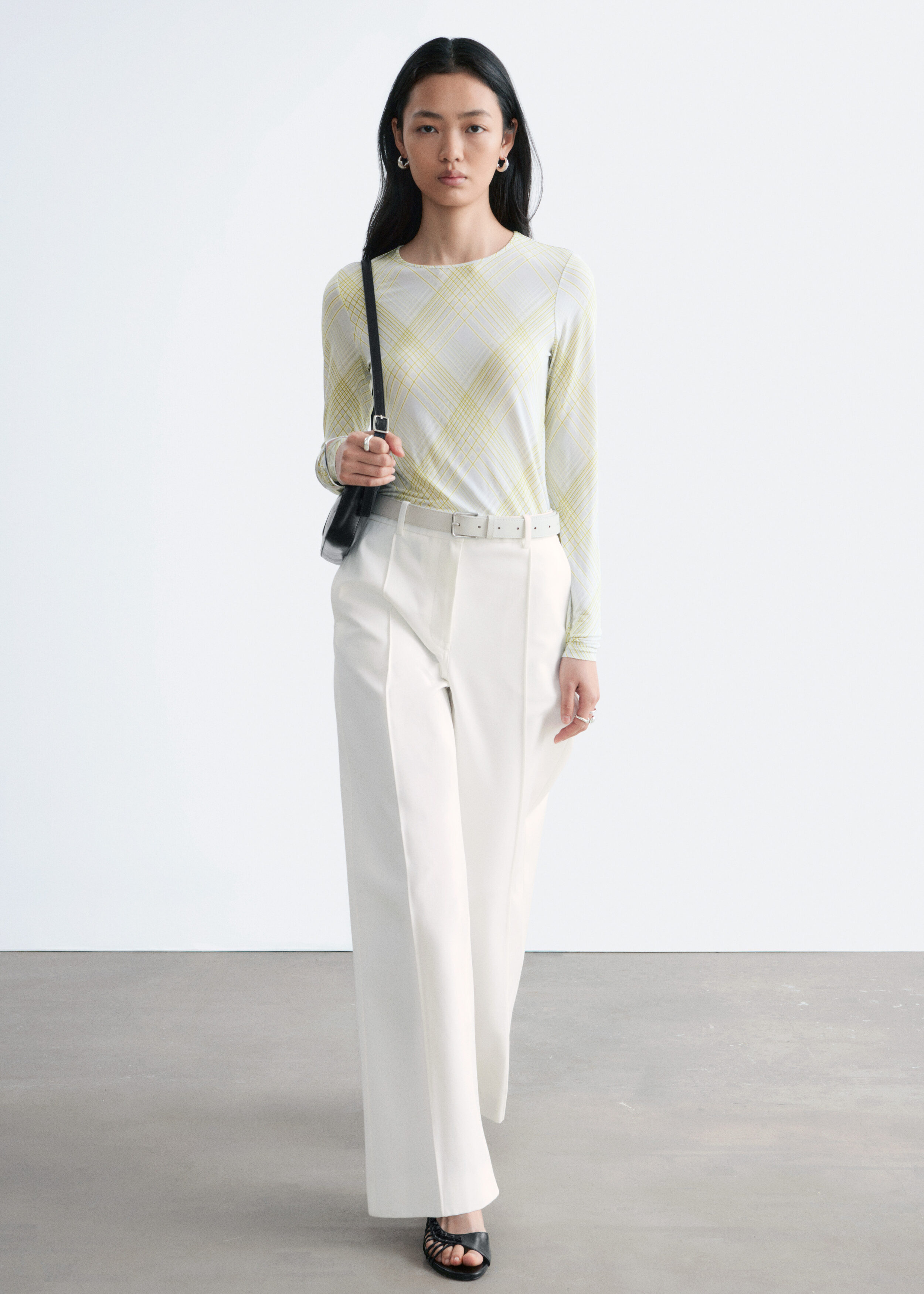 & Other Stories LONG-SLEEVE JERSEY TOP