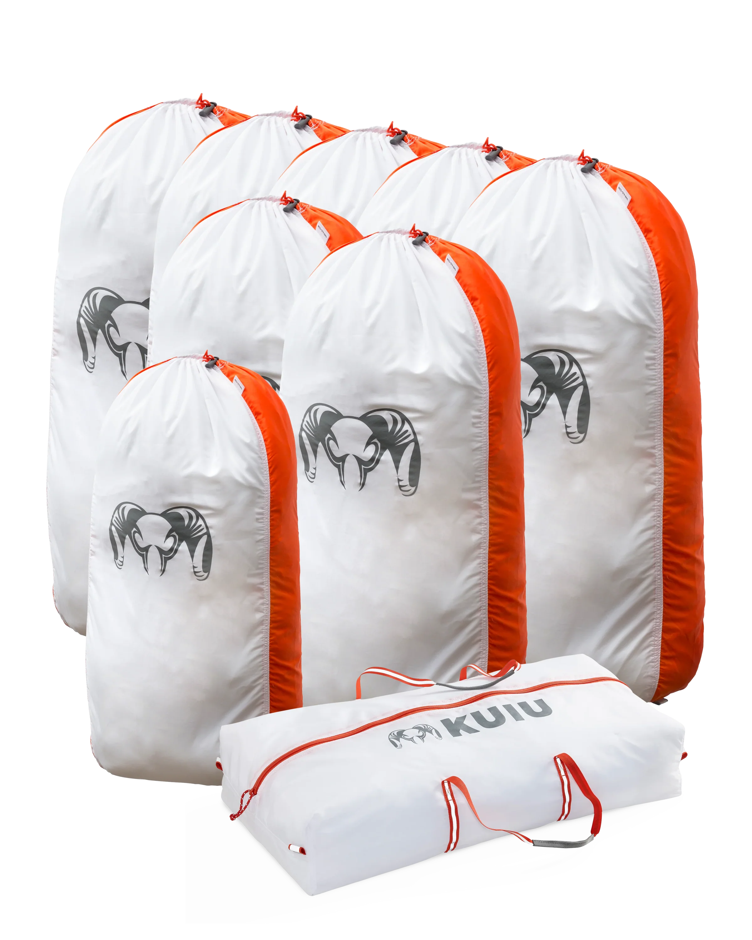 Moose/Bison XL Game Bag Set | White-Orange