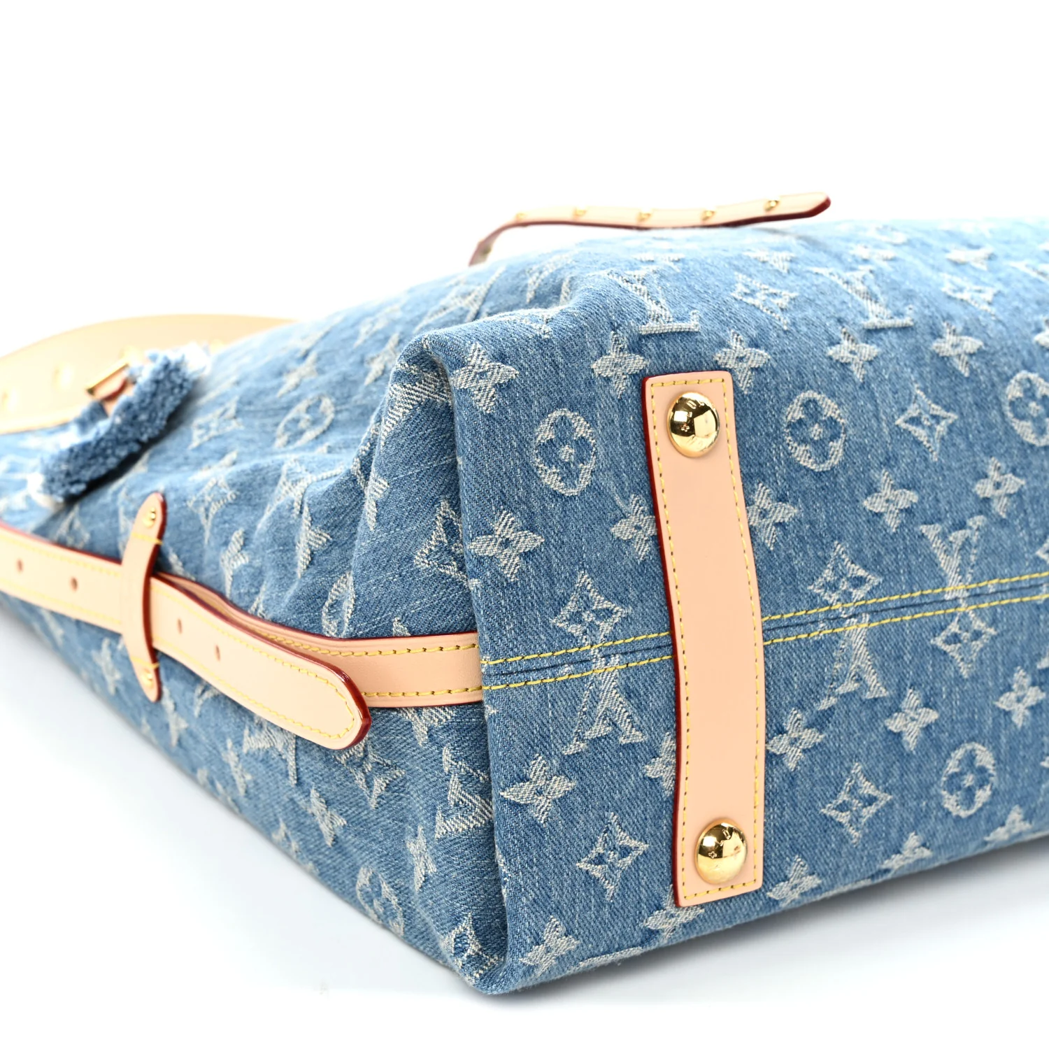 Monogram Denim CarryAll MM Blue - Top Club