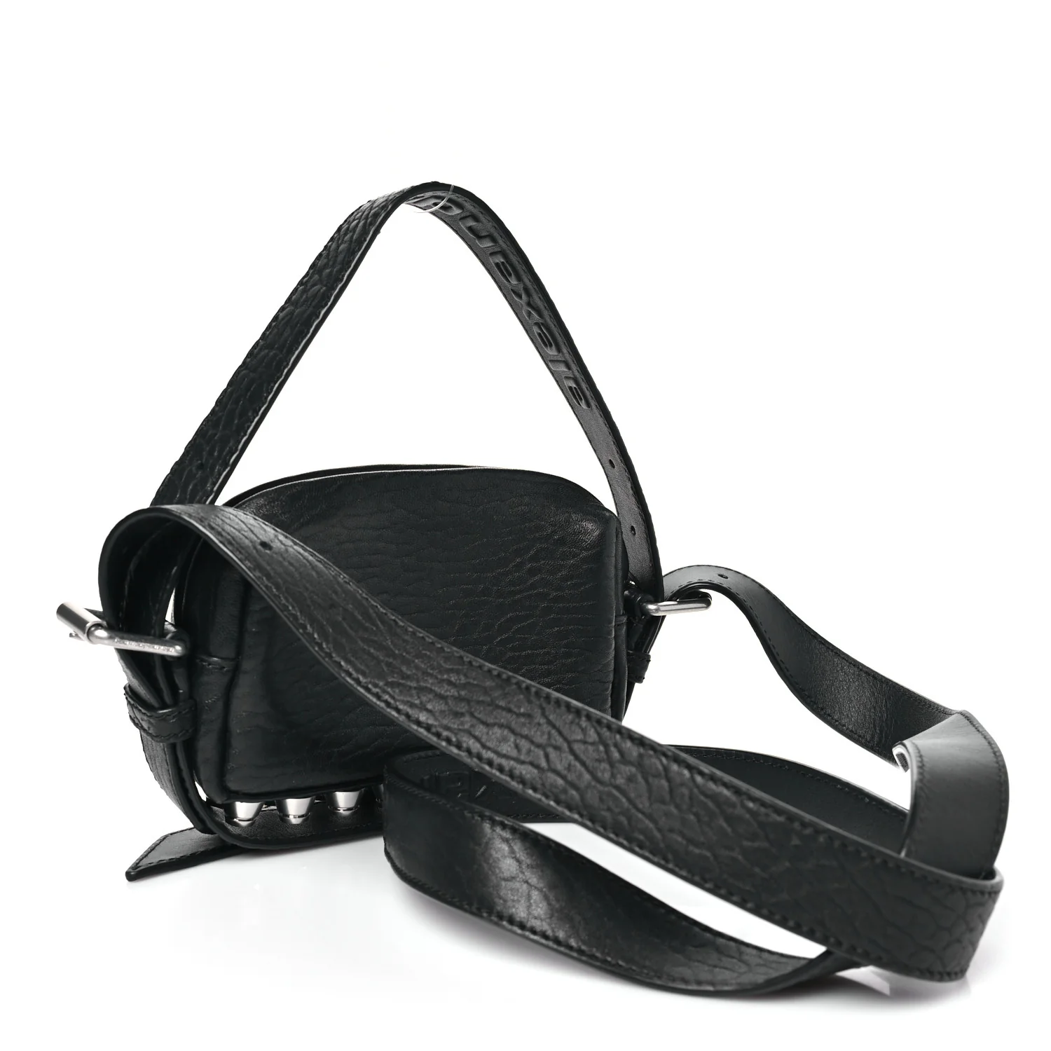 Primal Lambskin Mini Ricco Shoulder Bag Black - Top Club