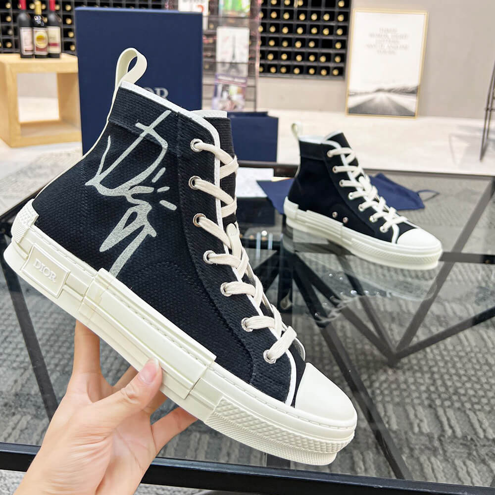 B23 CACTUS JACK DIOR HIGH-TOP SNEAKER - Top Club