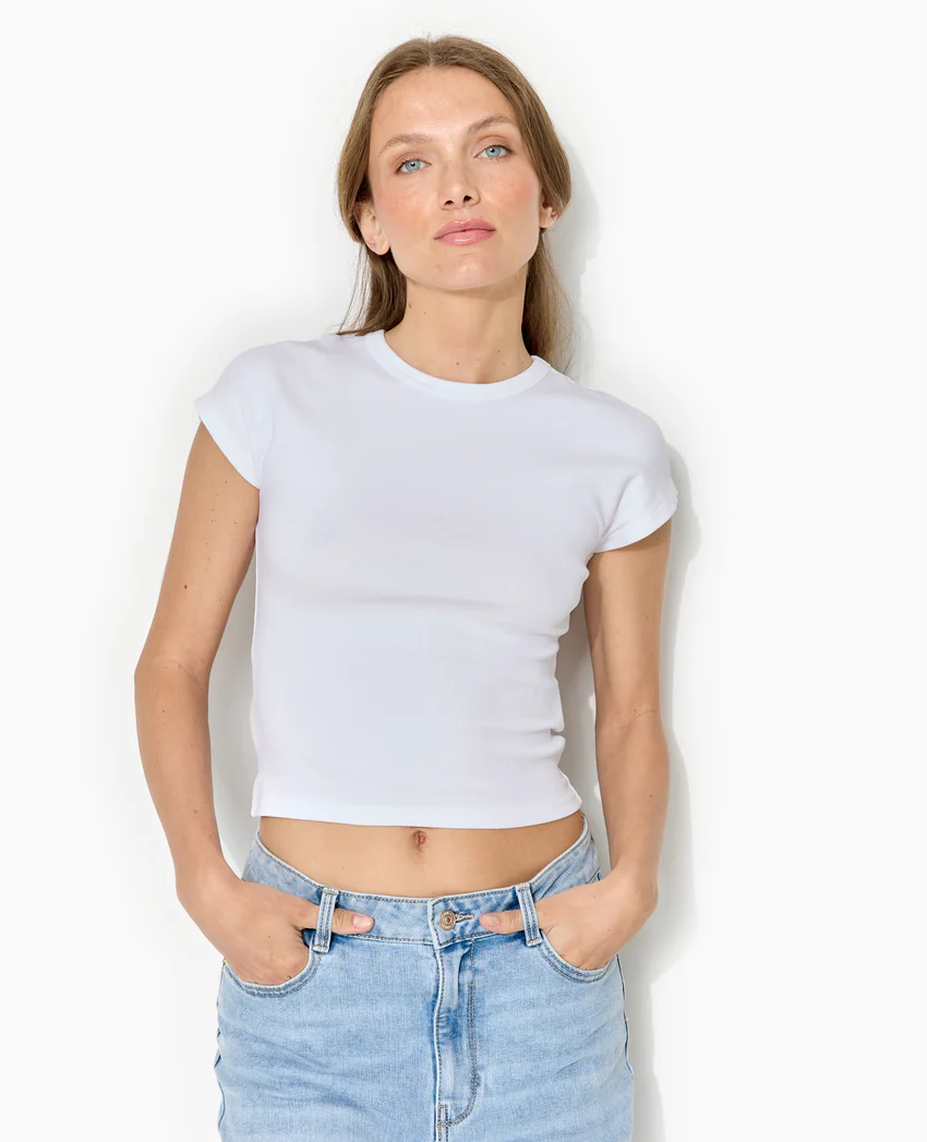Pimkie T-shirt ajusté manches raccourcies