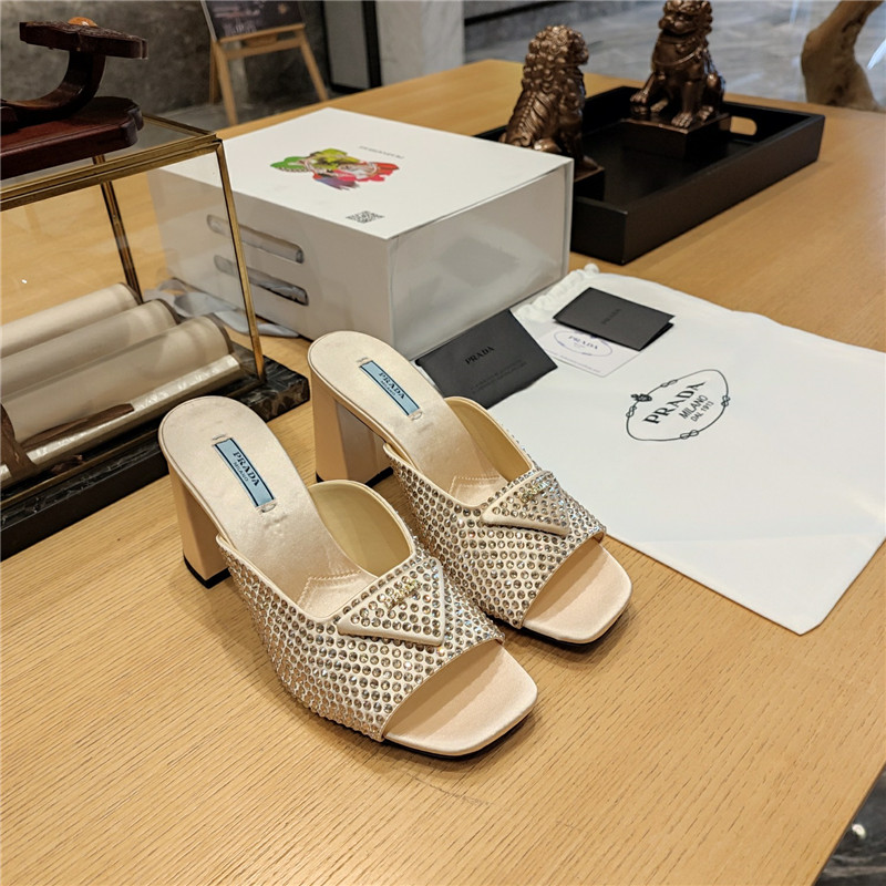 prada block heel square toe sandals - Sneaker Replica Workshop